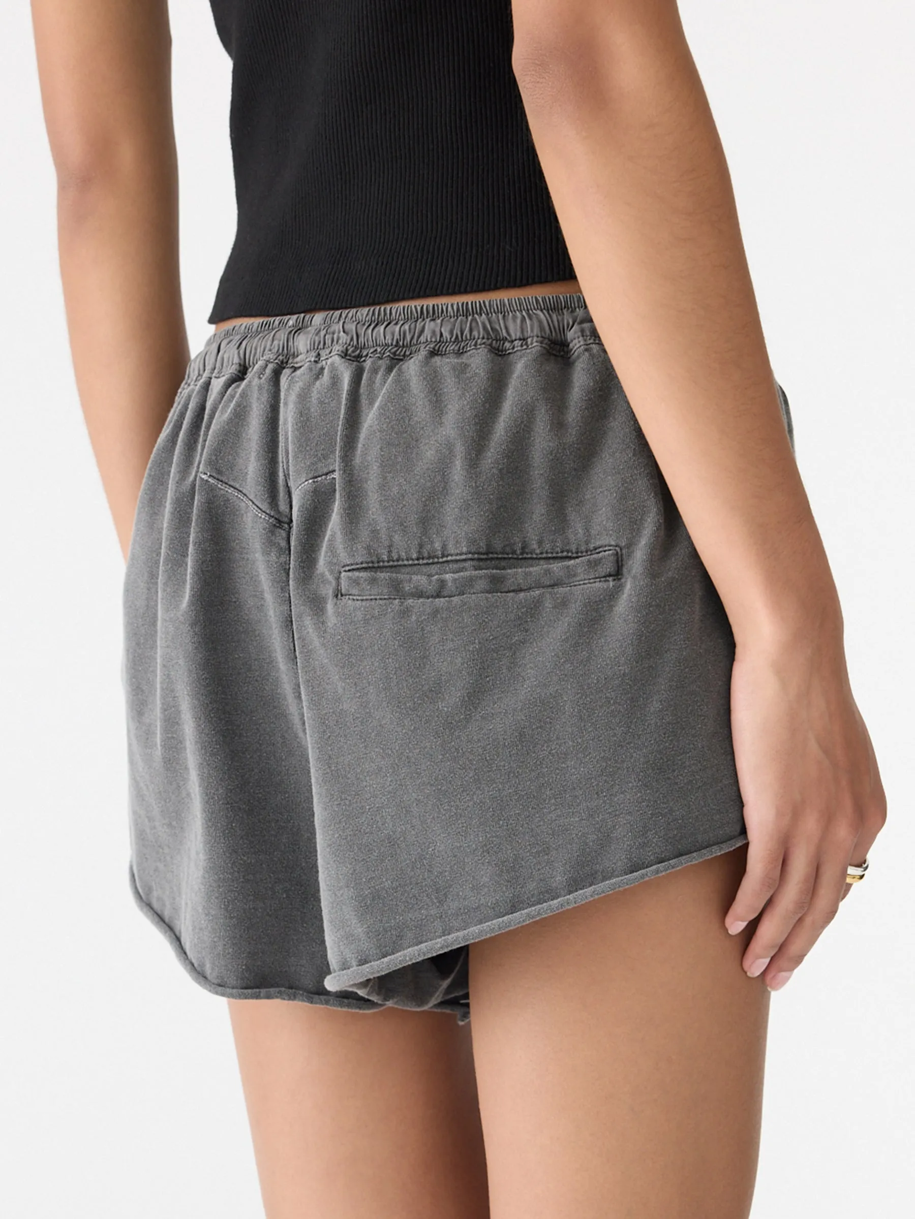 Double Jersey Overdyed Mini Short sold by Bassike product image thumbnail 5