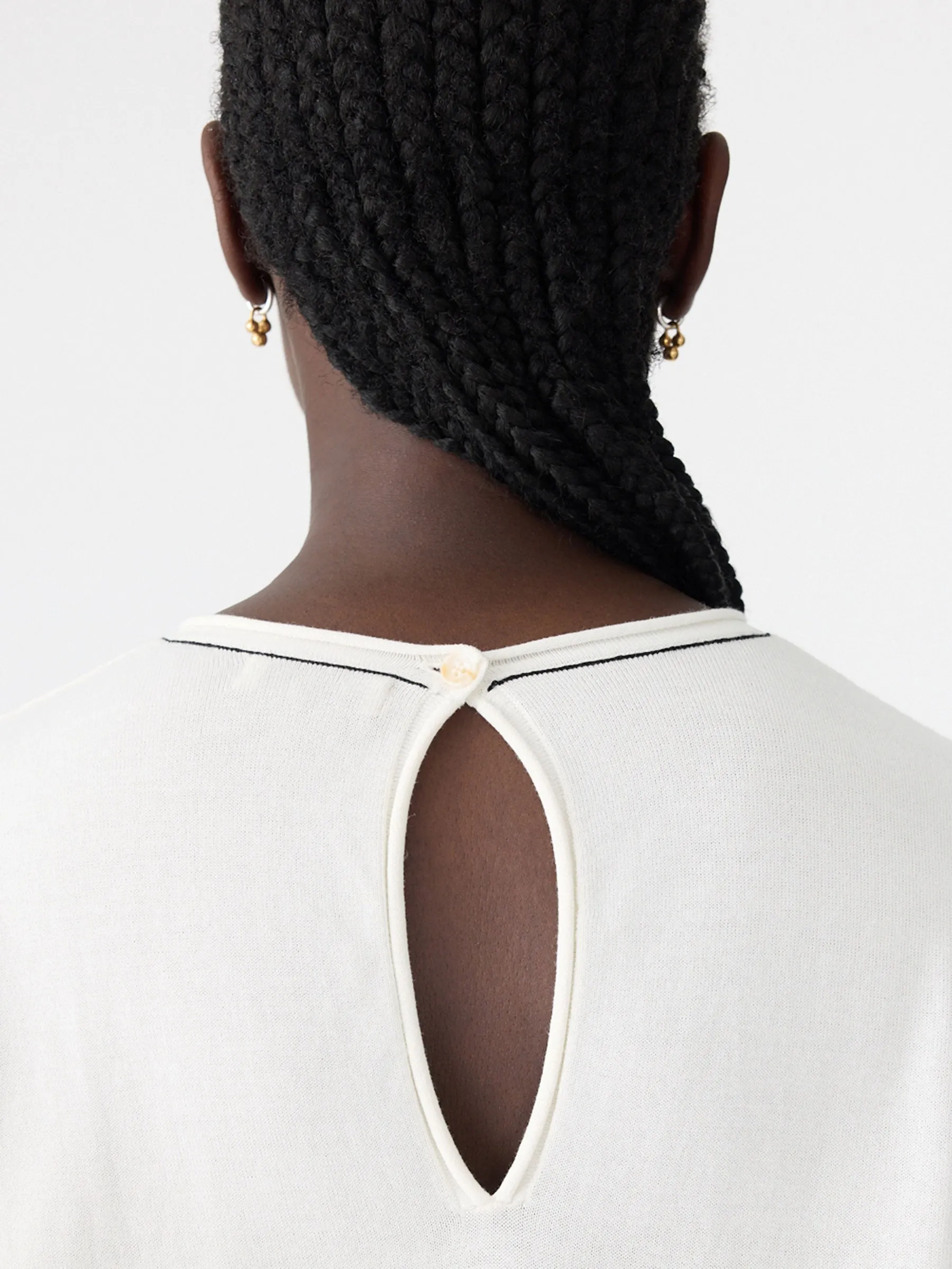 Mercerised Cotton Boxy Knit sold by Bassike product image thumbnail 5