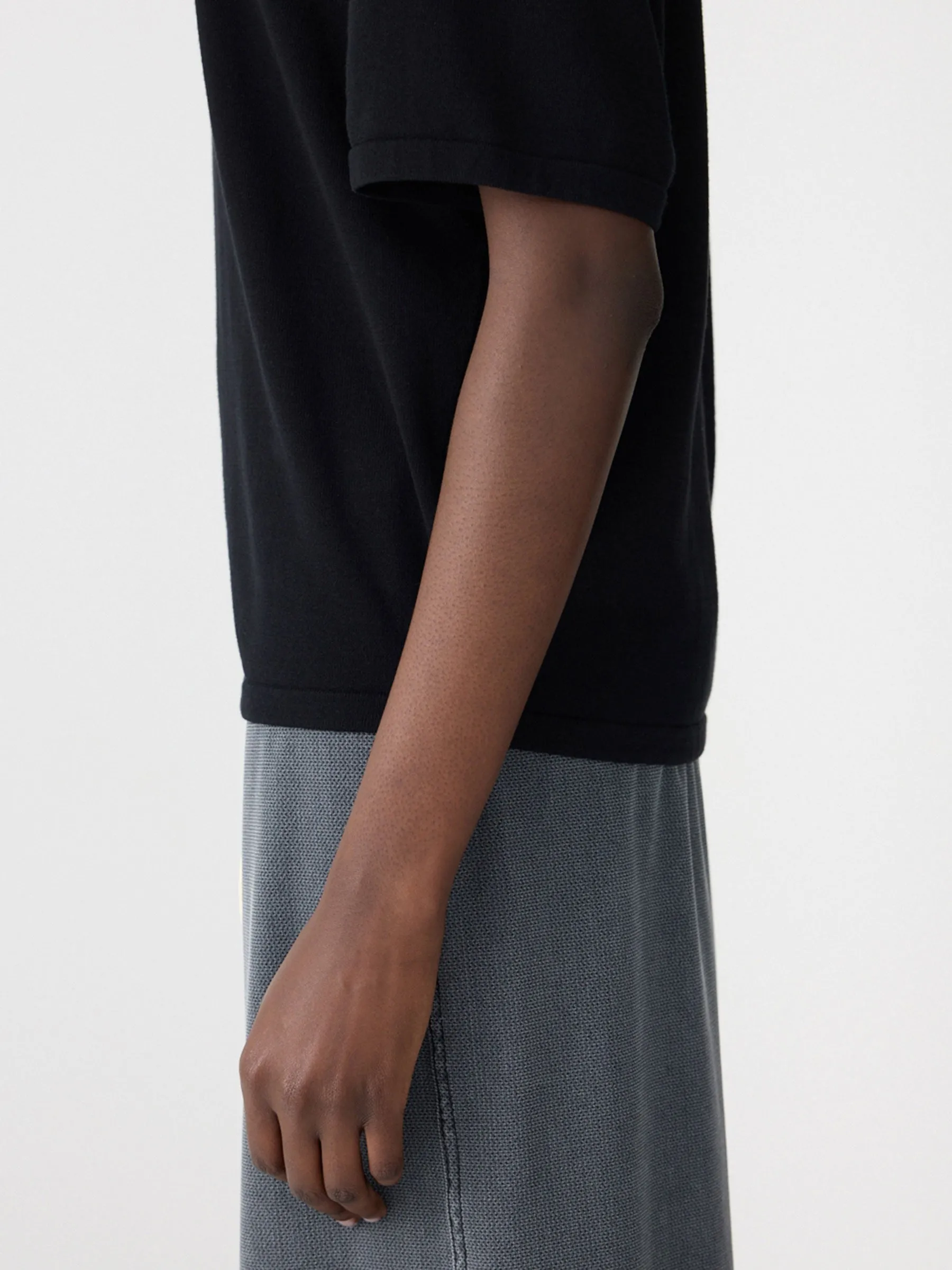 Mercerised Cotton Boxy Knit sold by Bassike product image thumbnail 3