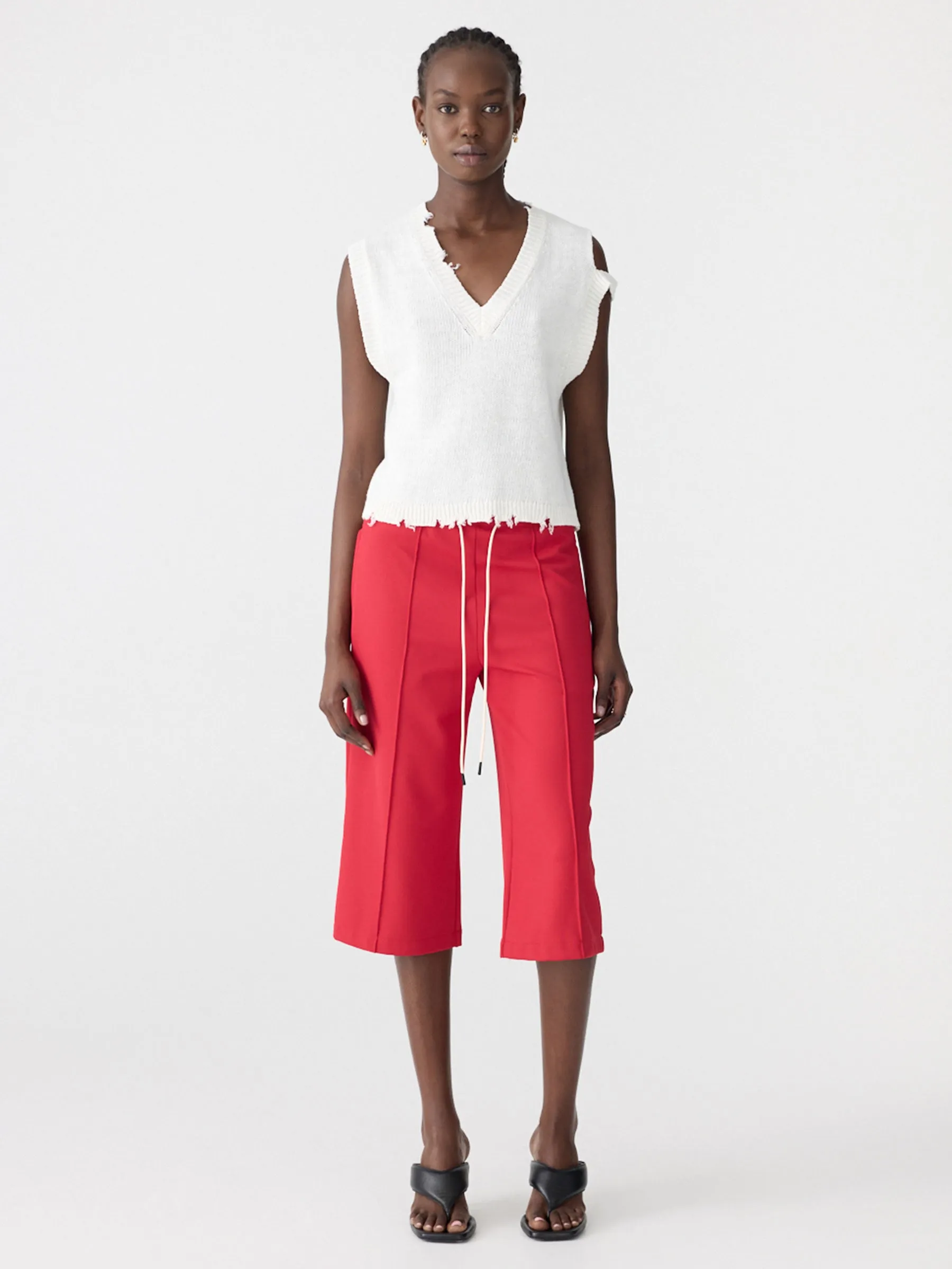 Cotton Linen Distressed Vest sold by Bassike