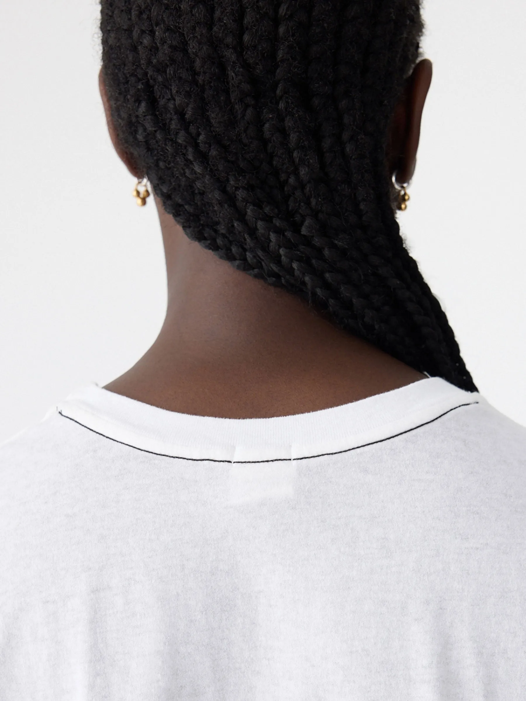 Asymmetric Crew Neck Tank sold by Bassike product image thumbnail 5