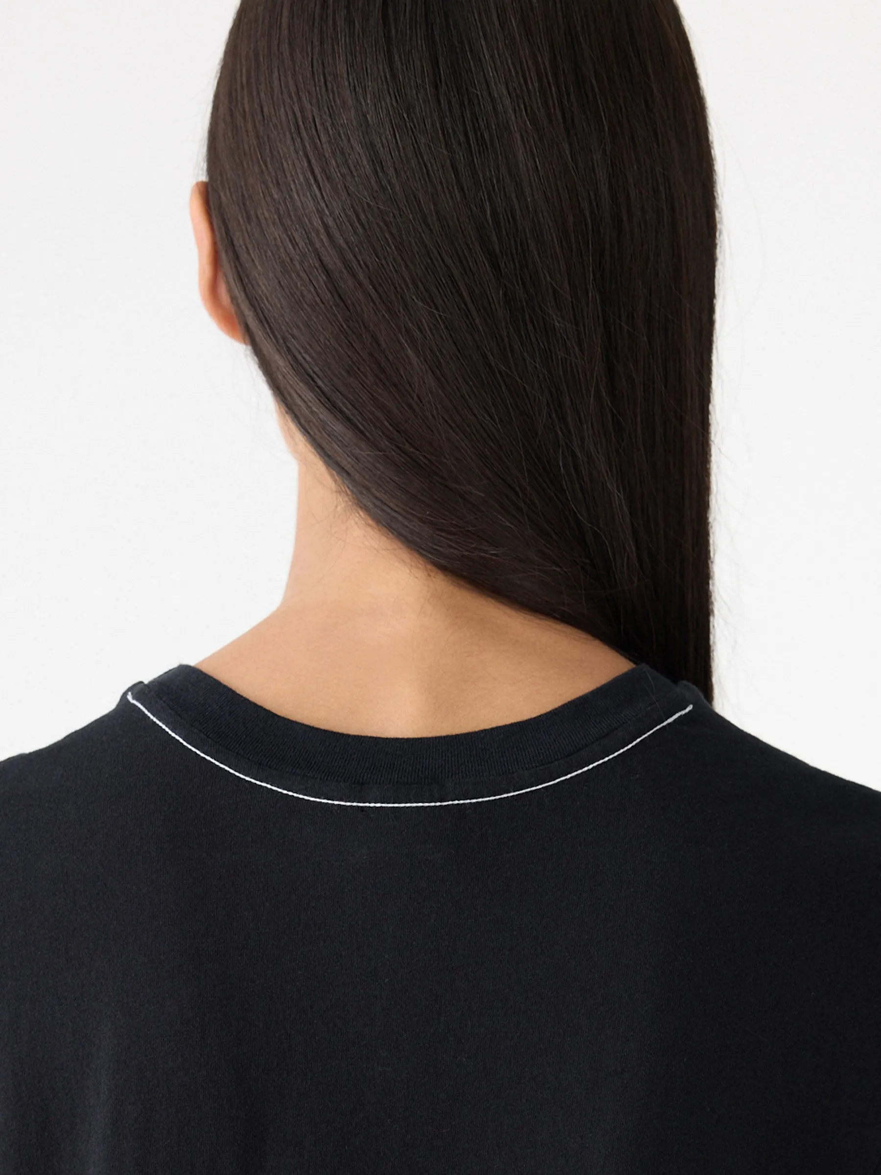 Asymmetric Crew Neck Tank sold by Bassike product image thumbnail 4