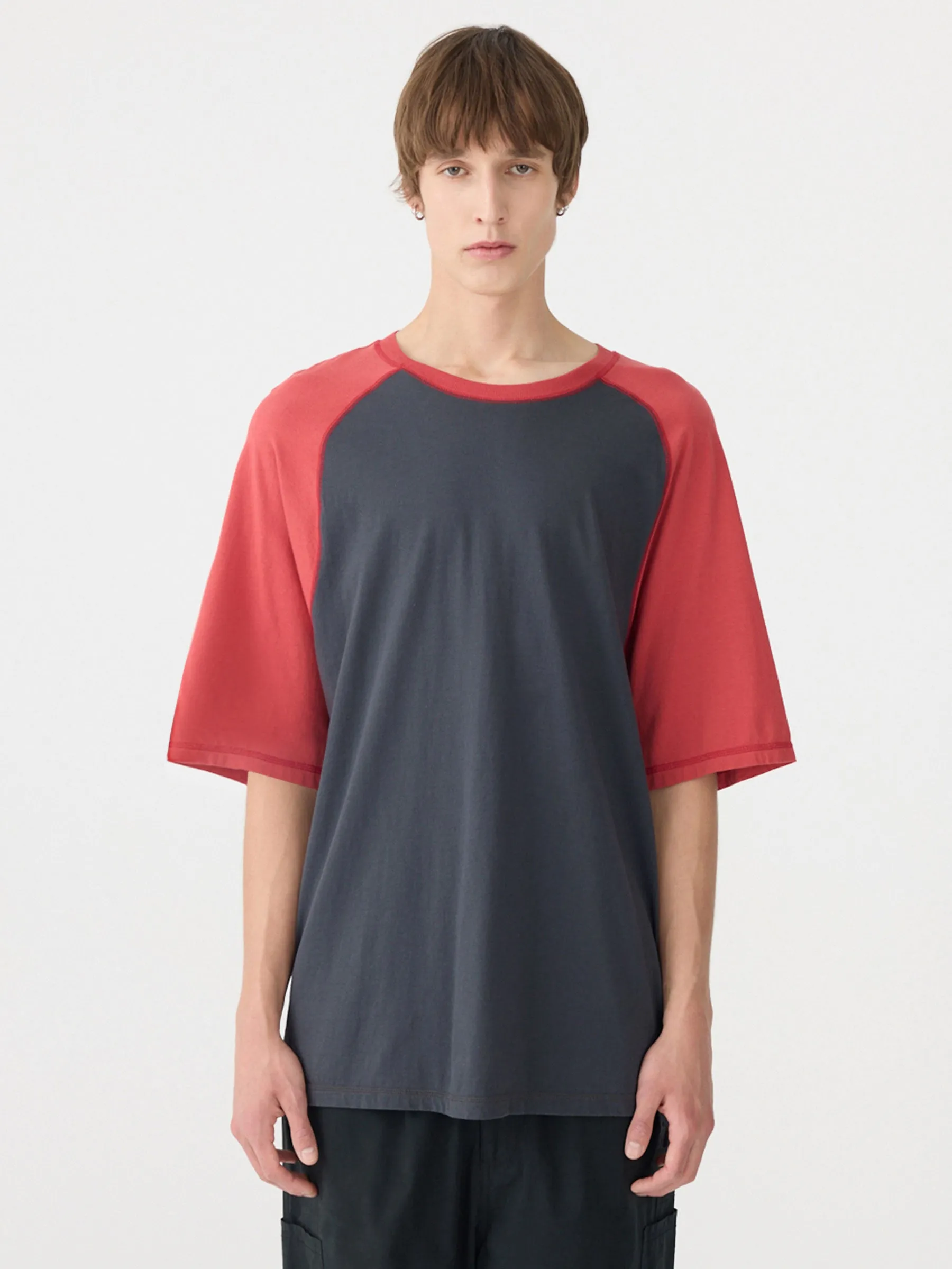 Slouch Fit Wavy T-Shirt sold by Bassike product image thumbnail 2