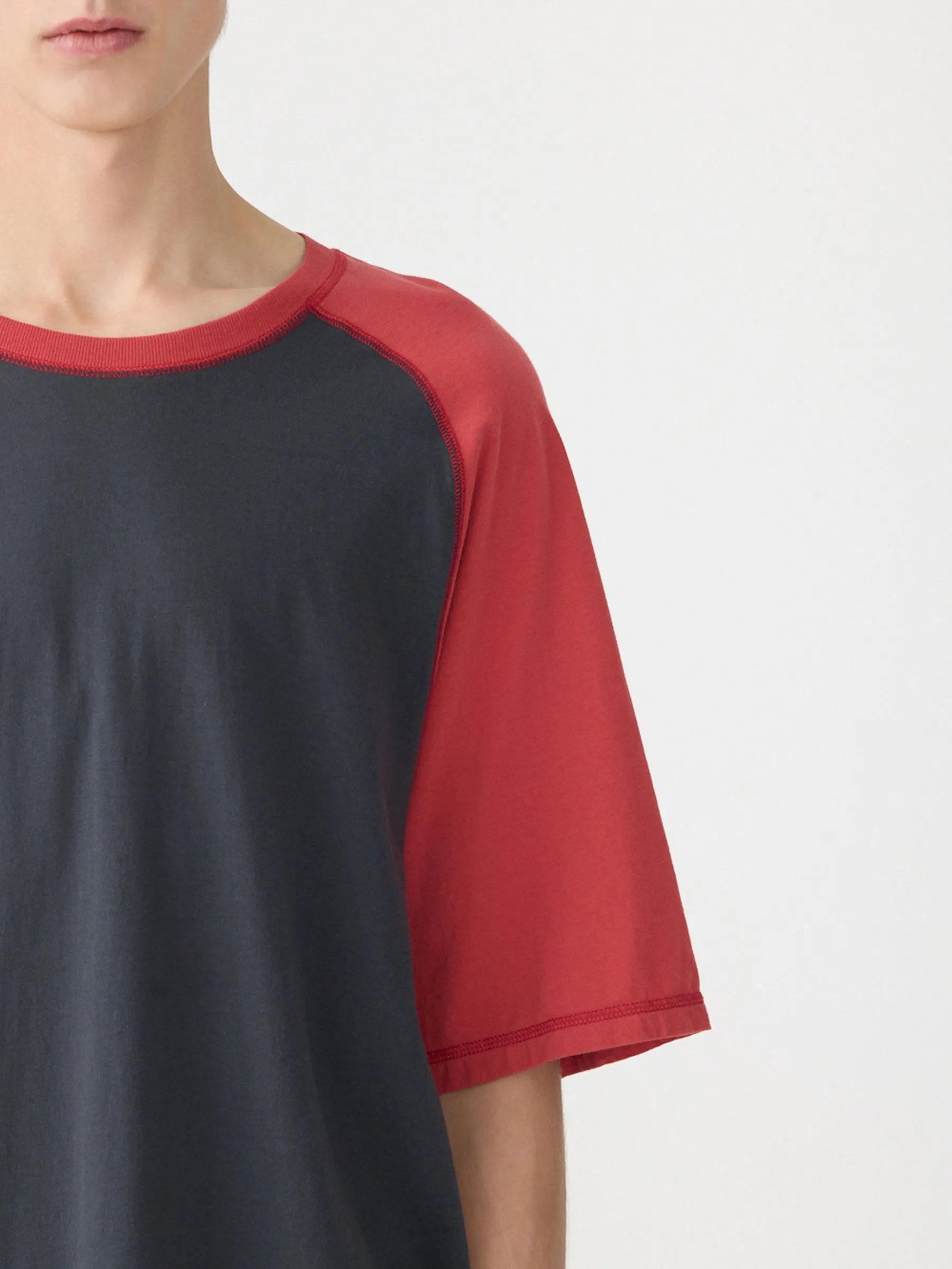 Slouch Fit Wavy T-Shirt sold by Bassike product image thumbnail 3