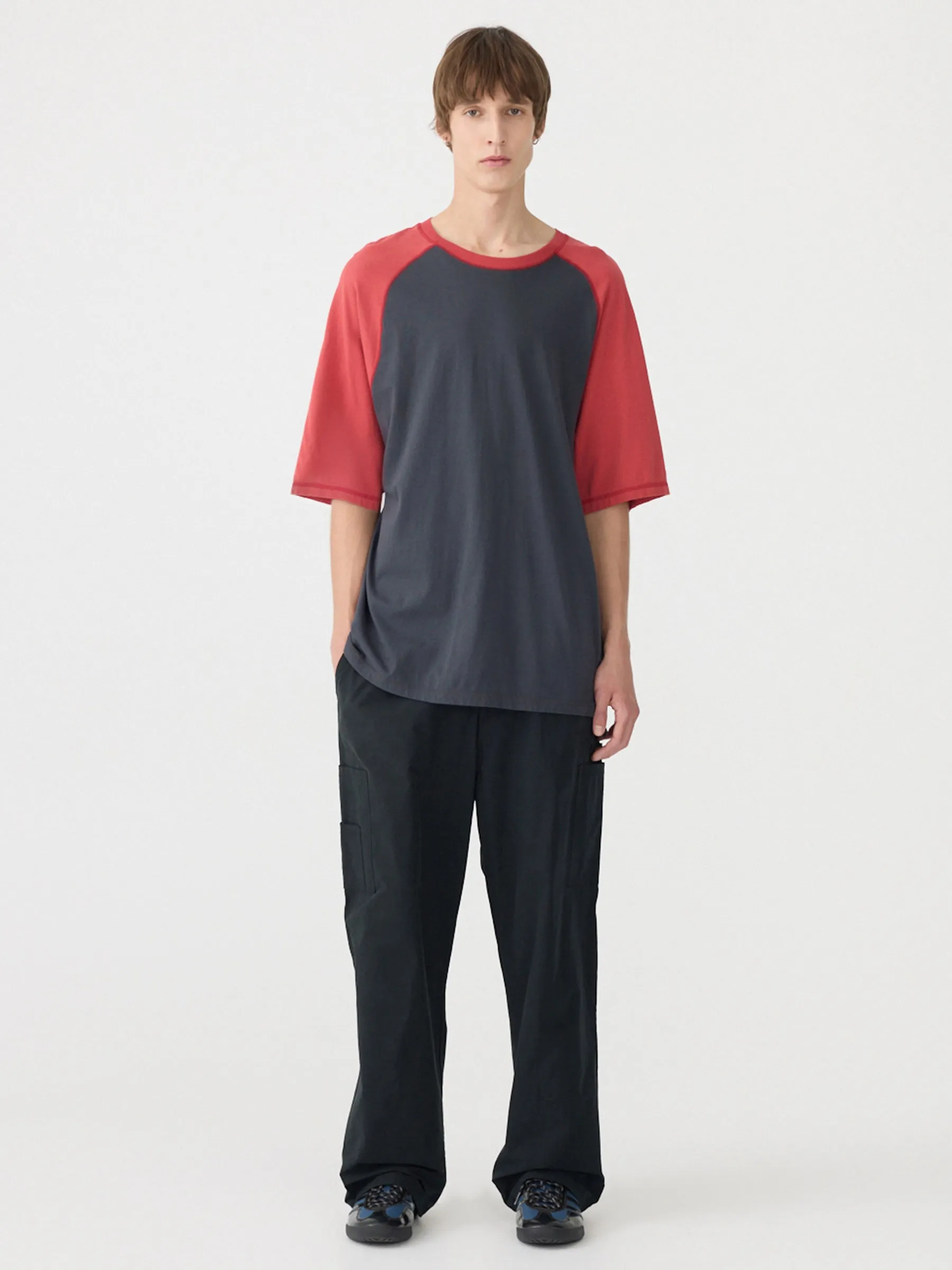 Slouch Fit Wavy T-Shirt sold by Bassike