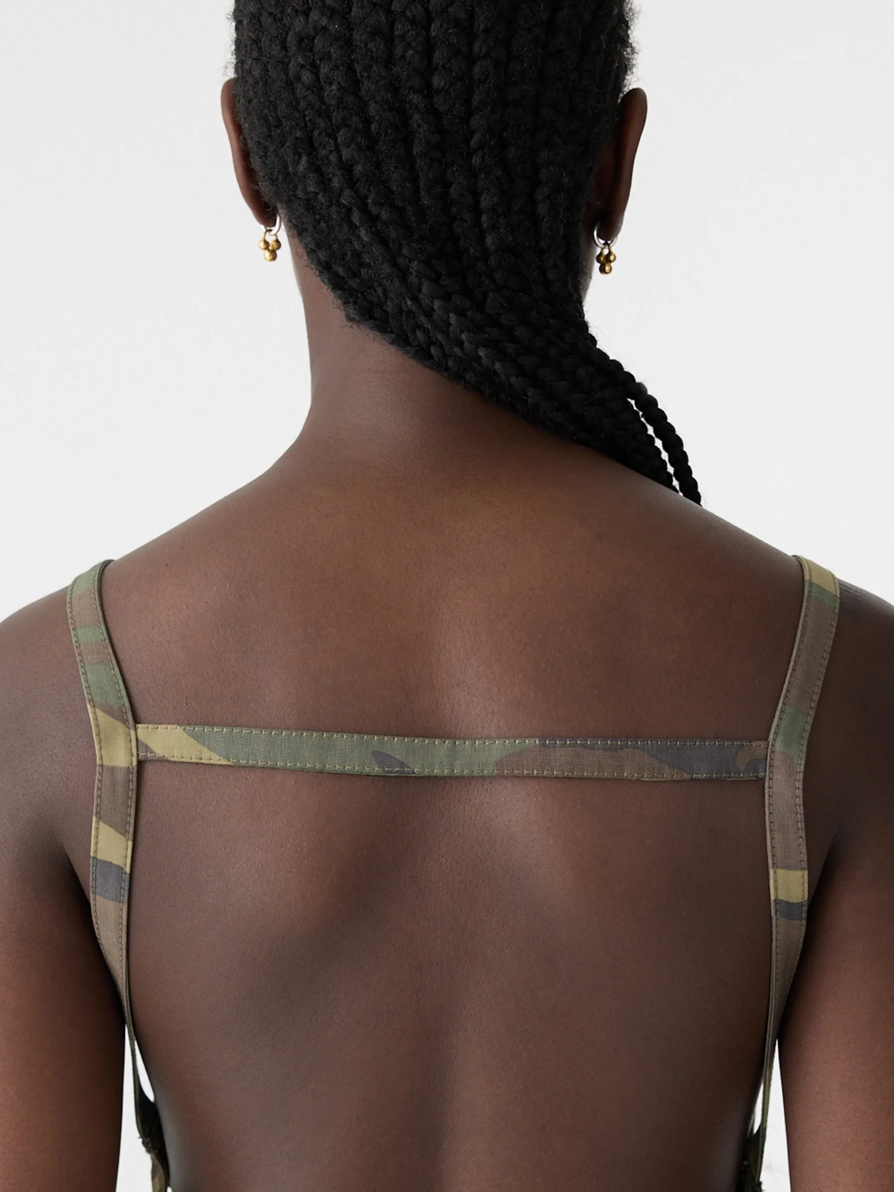 Adjustable Utility Mini Dress sold by Bassike product image thumbnail 4