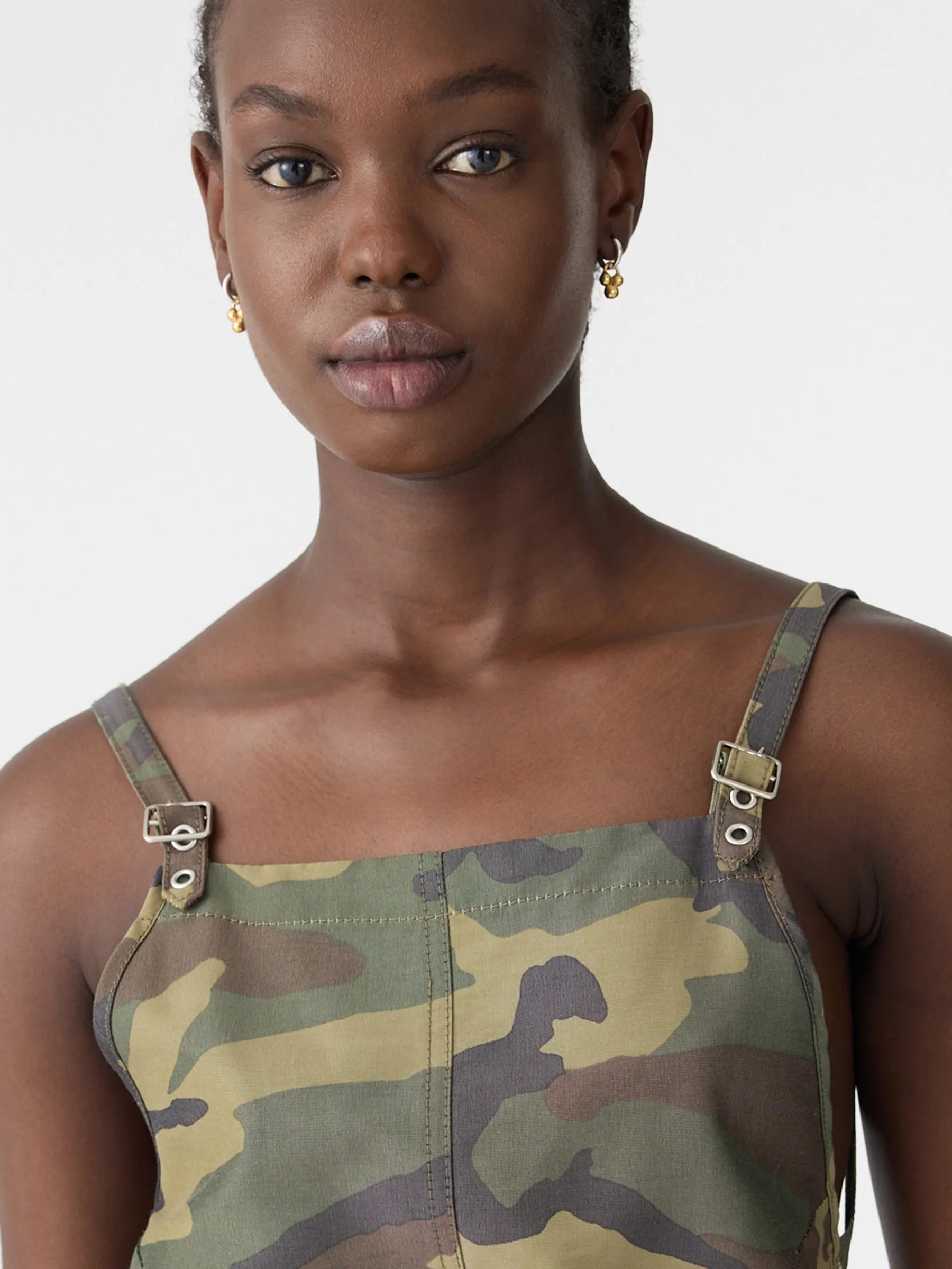 Adjustable Utility Mini Dress sold by Bassike product image thumbnail 3