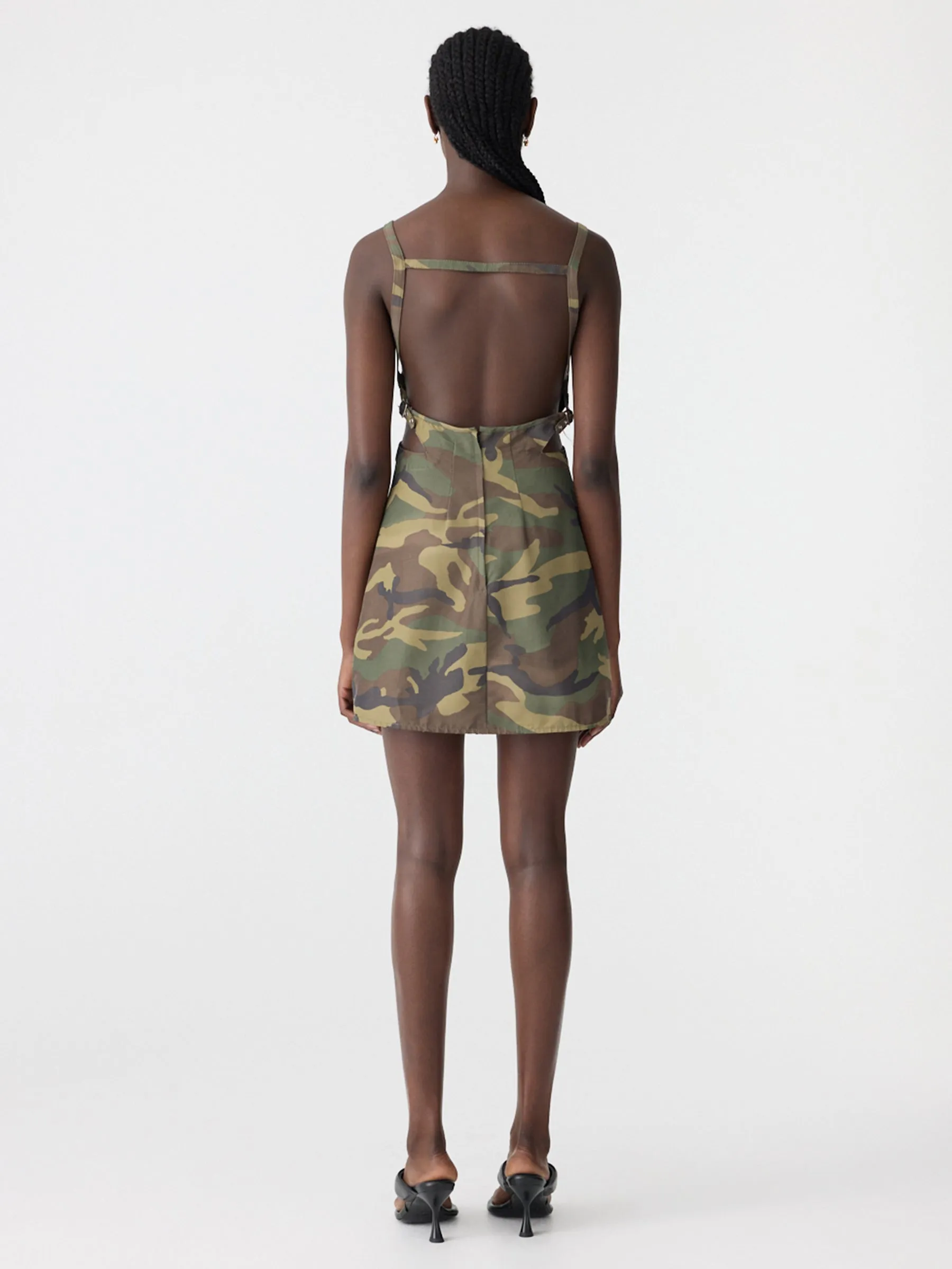 Adjustable Utility Mini Dress sold by Bassike product image thumbnail 5