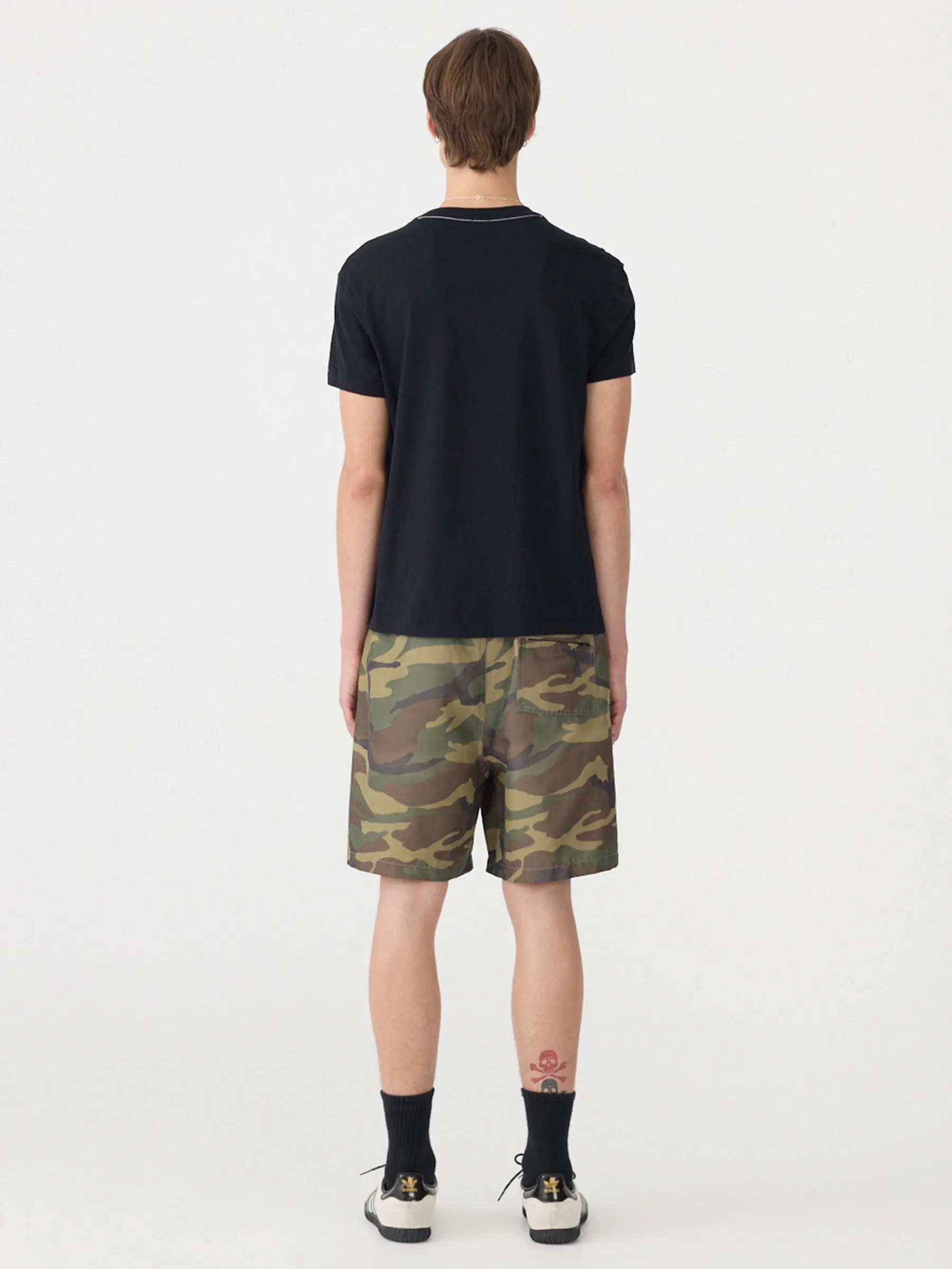 Camo Nylon Pull On Short sold by Bassike product image thumbnail 5