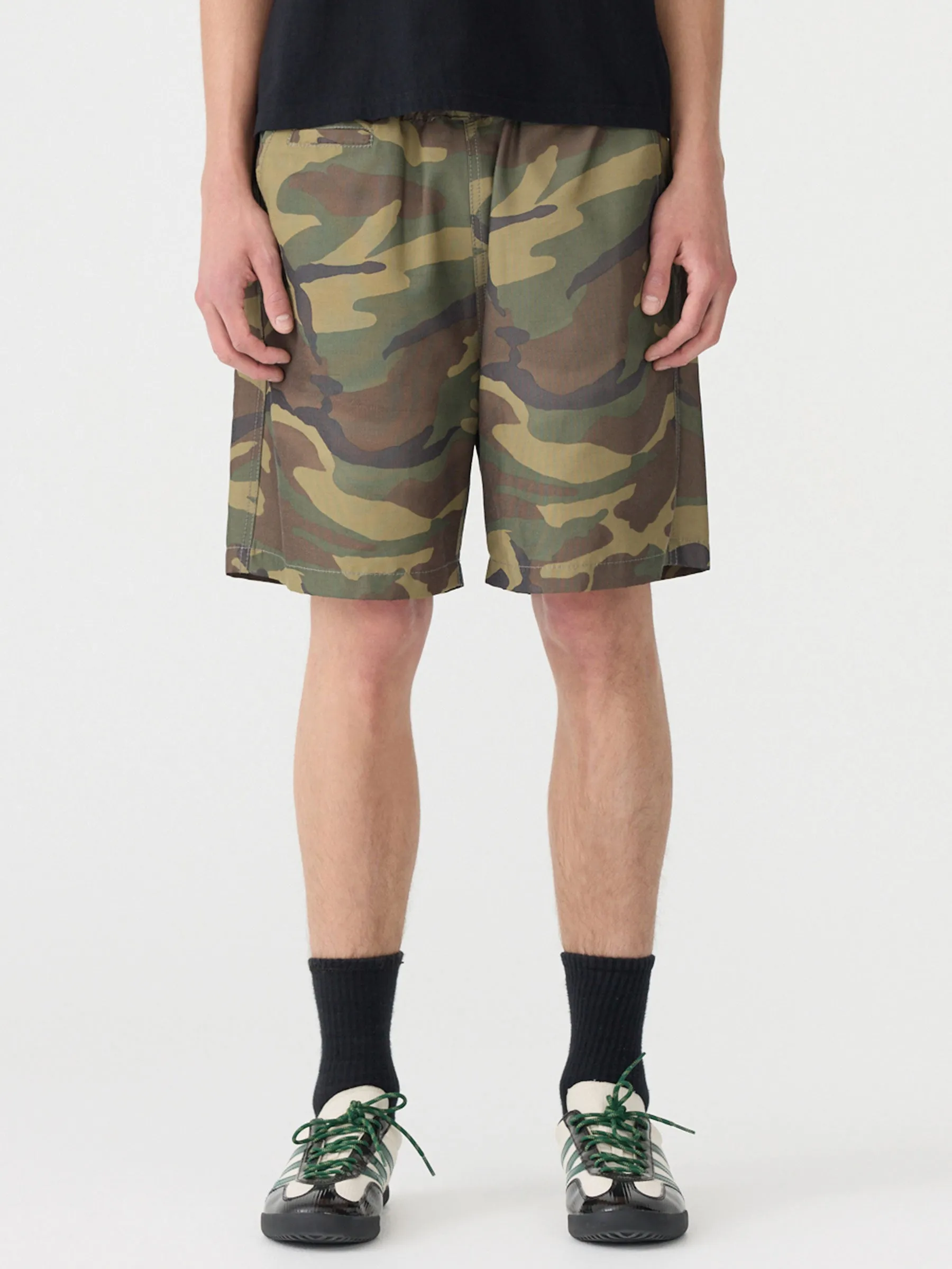 Camo Nylon Pull On Short sold by Bassike product image thumbnail 2