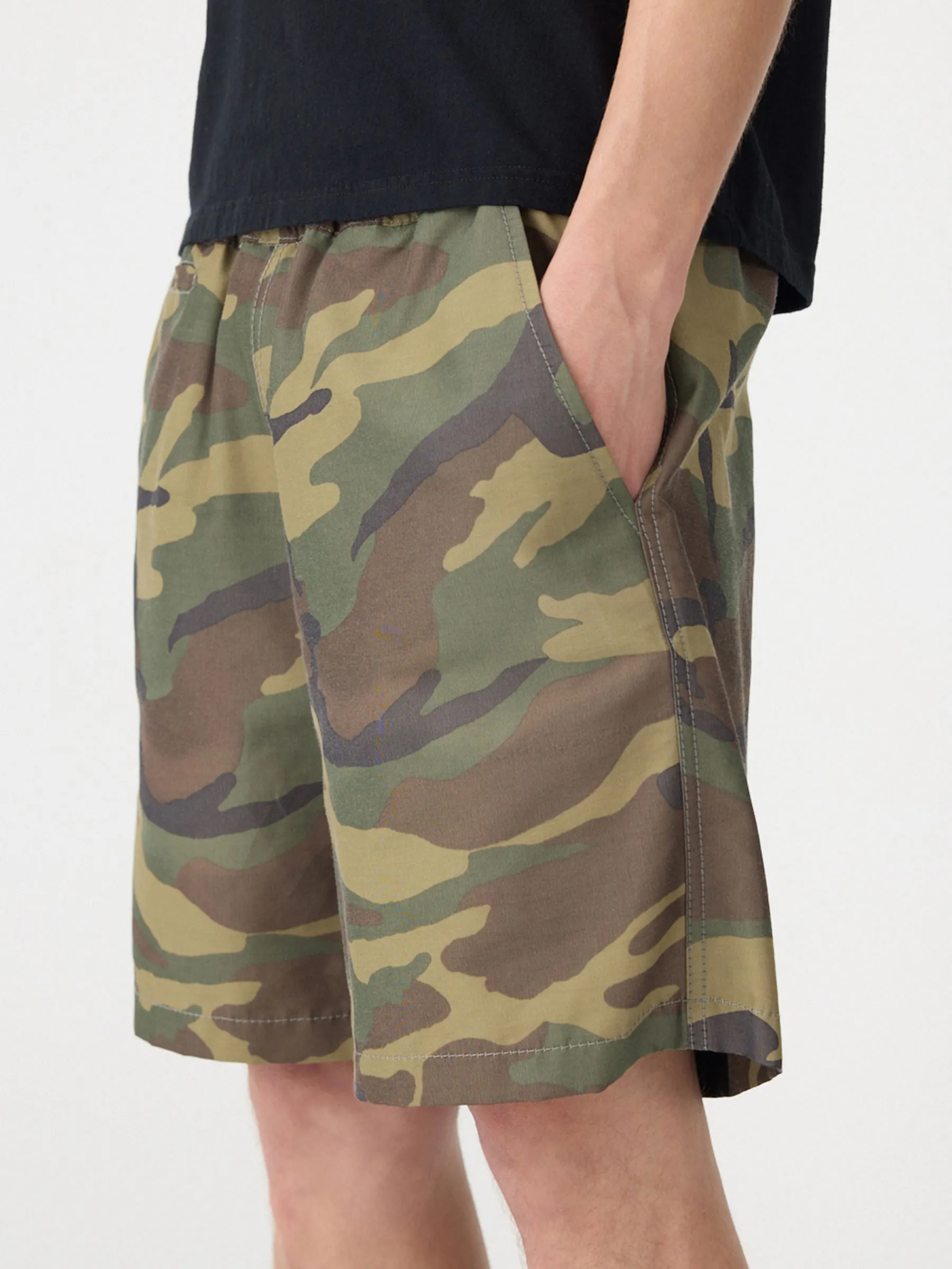 Camo Nylon Pull On Short sold by Bassike product image thumbnail 3