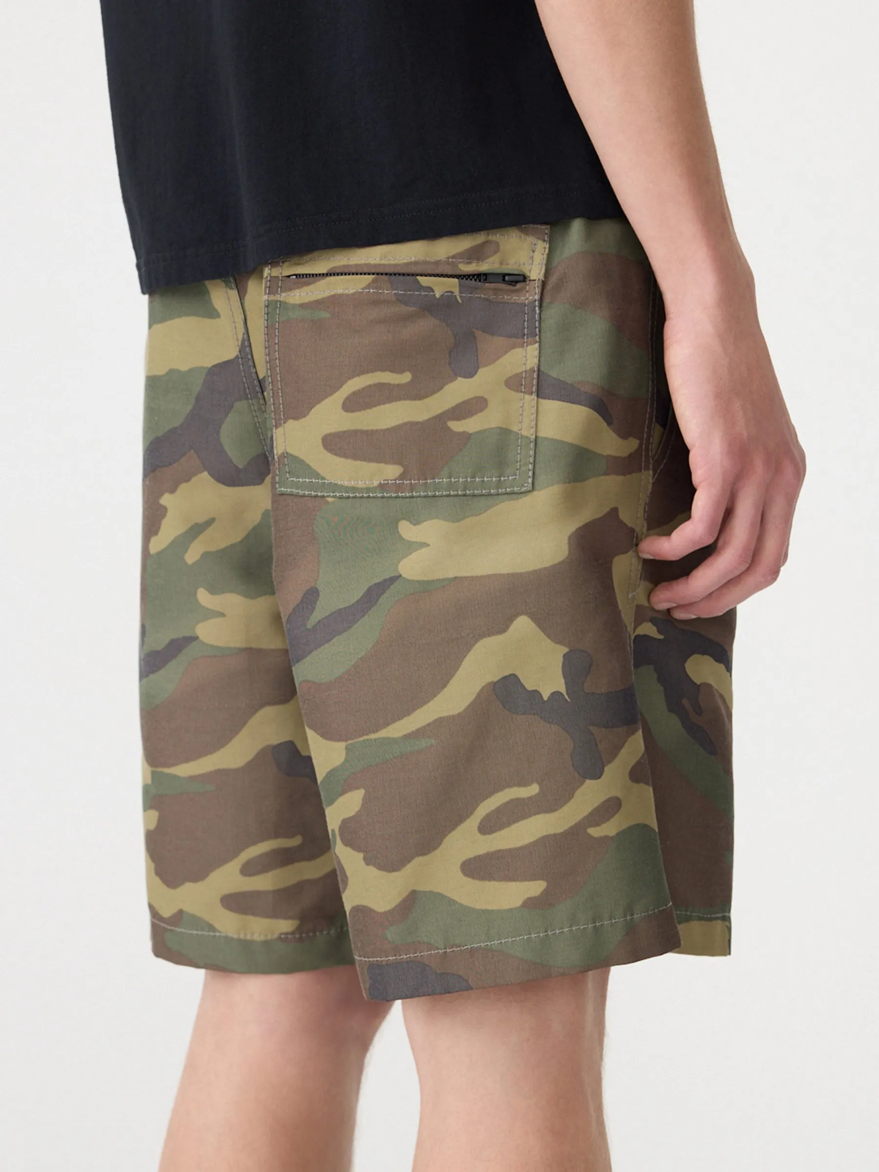 Camo Nylon Pull On Short sold by Bassike product image thumbnail 4