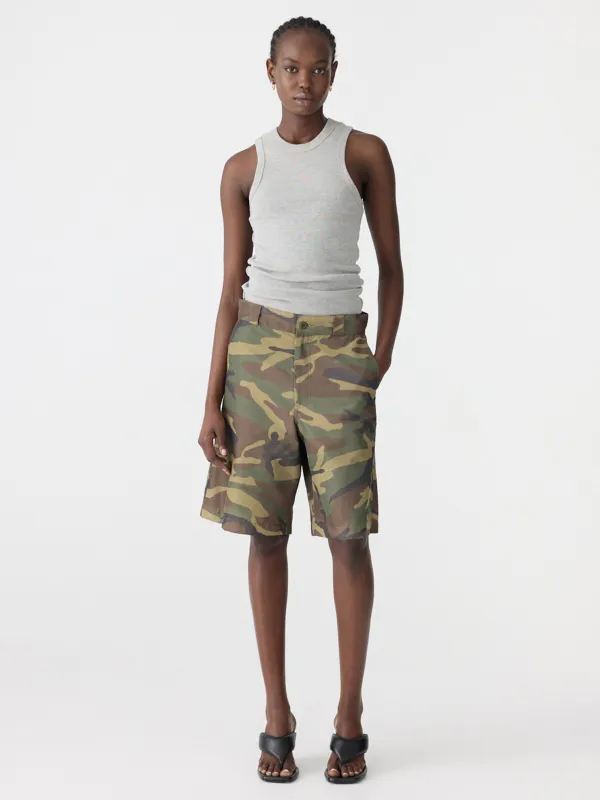 Camo Print Short made by Bassike
