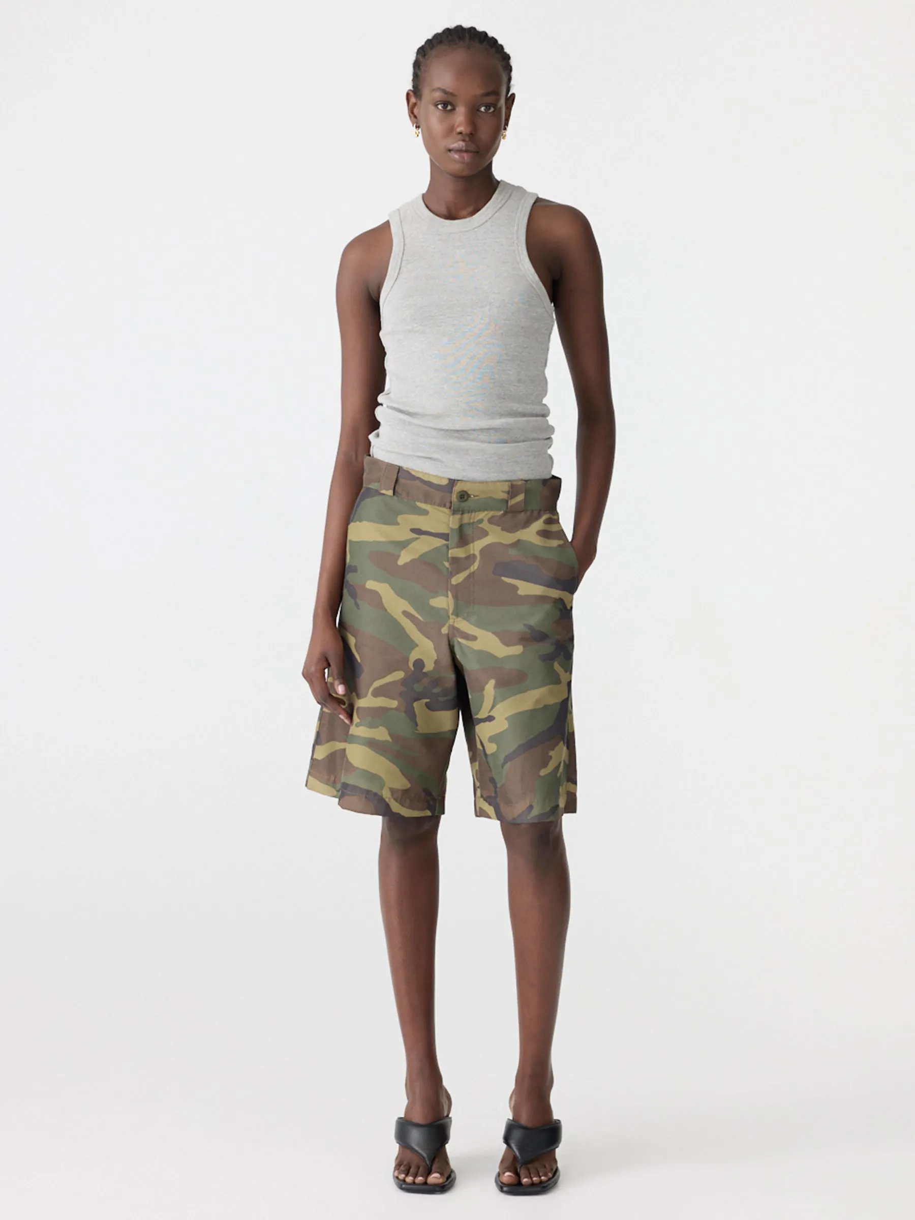 Camo Print Short sold by Bassike