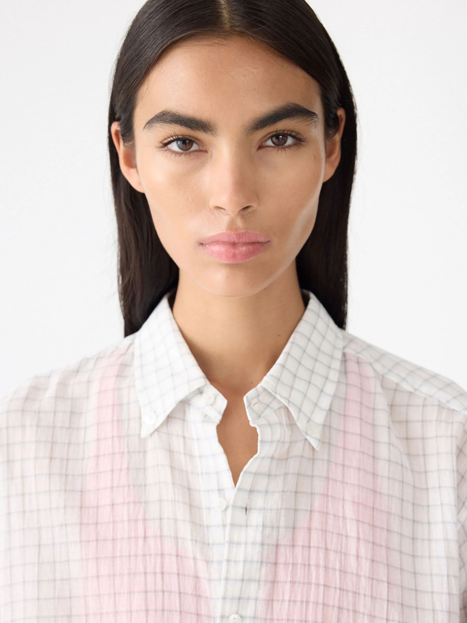 Fine Check Shirt sold by Bassike product image thumbnail 3