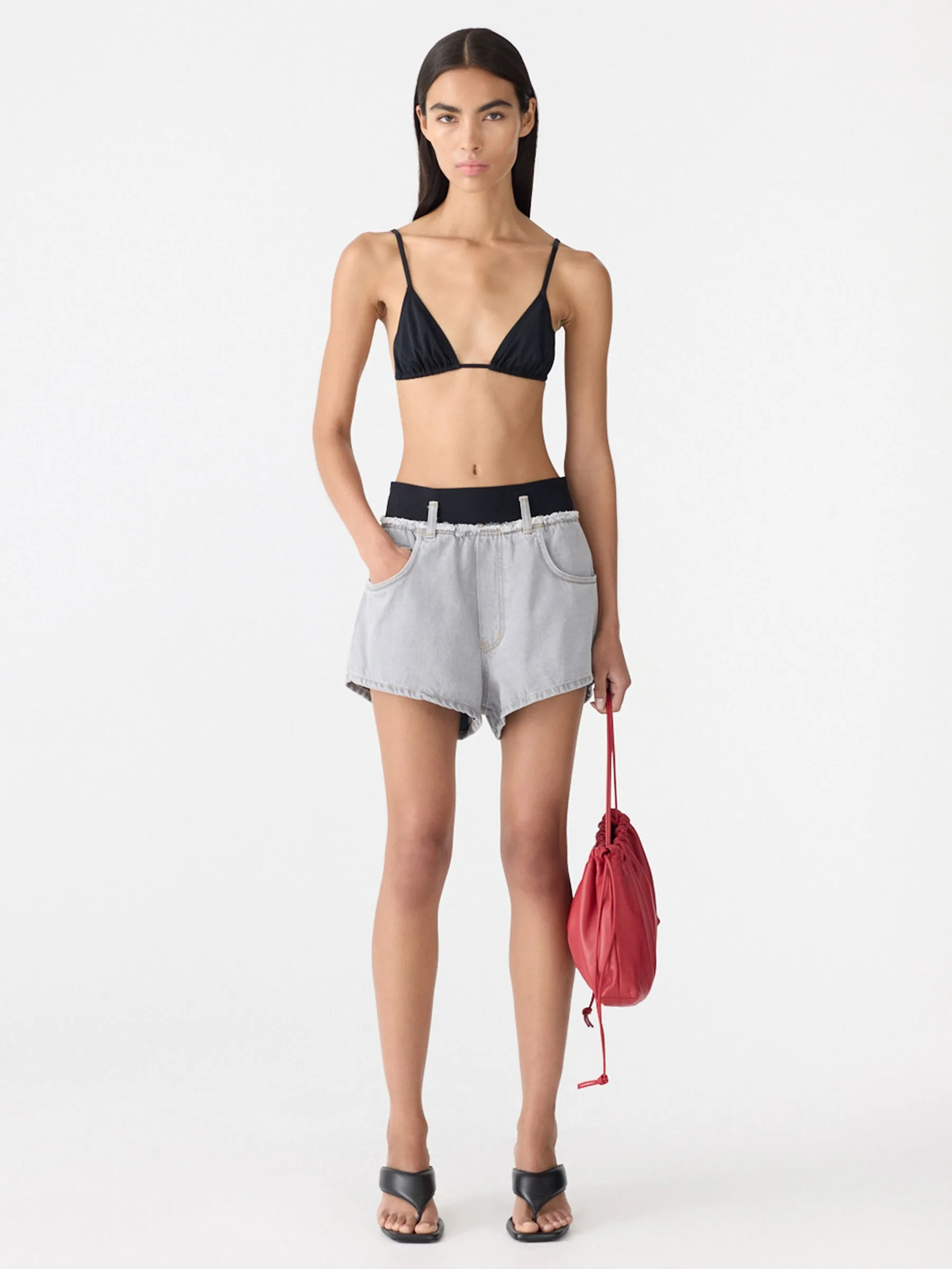 Elasticated Denim Short sold by Bassike