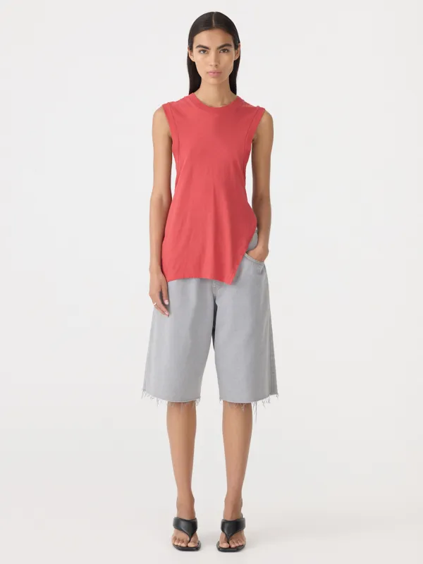 Twist Detail Superfine Tank sold by Bassike