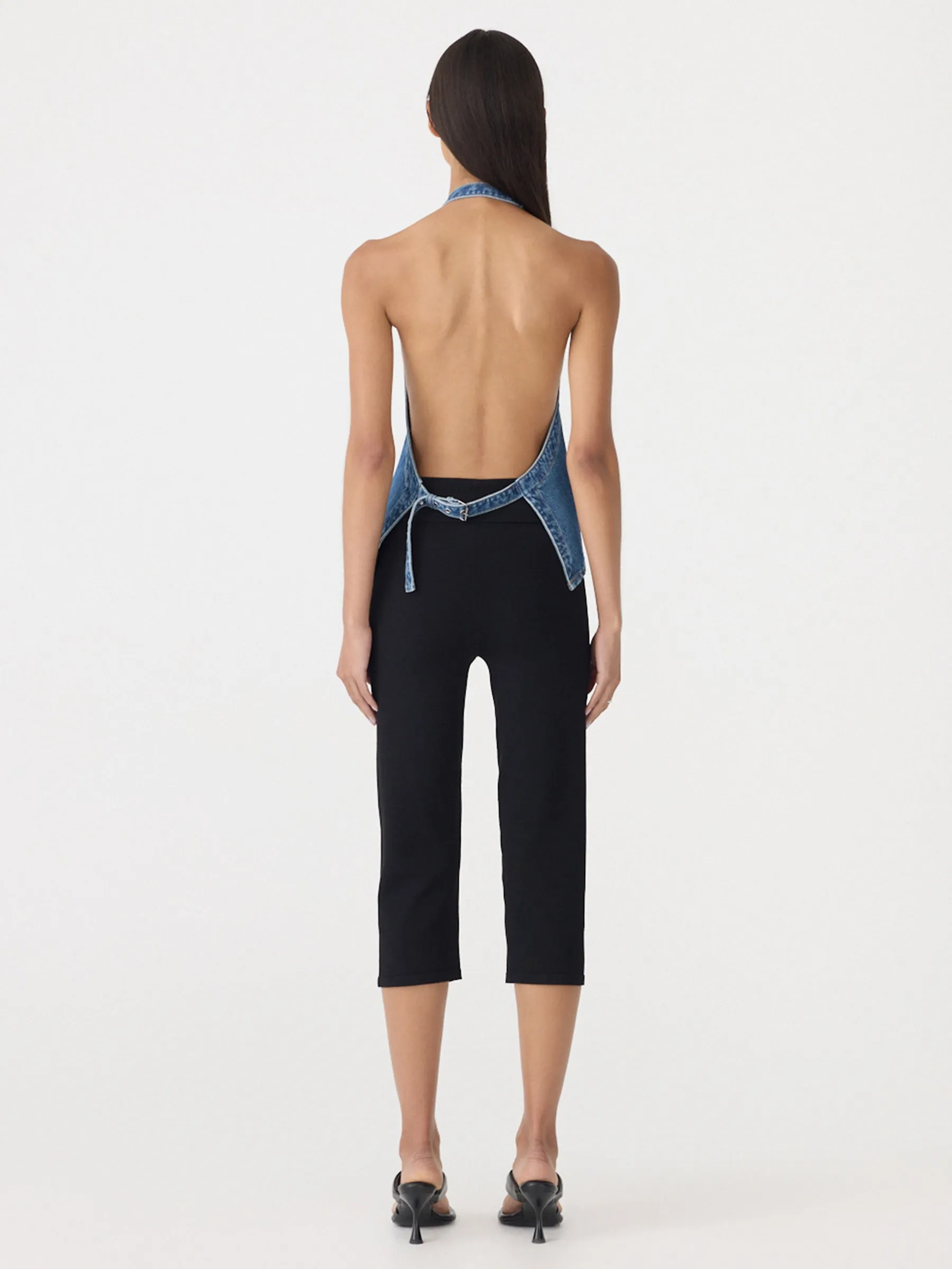 Denim Apron Top sold by Bassike product image thumbnail 4