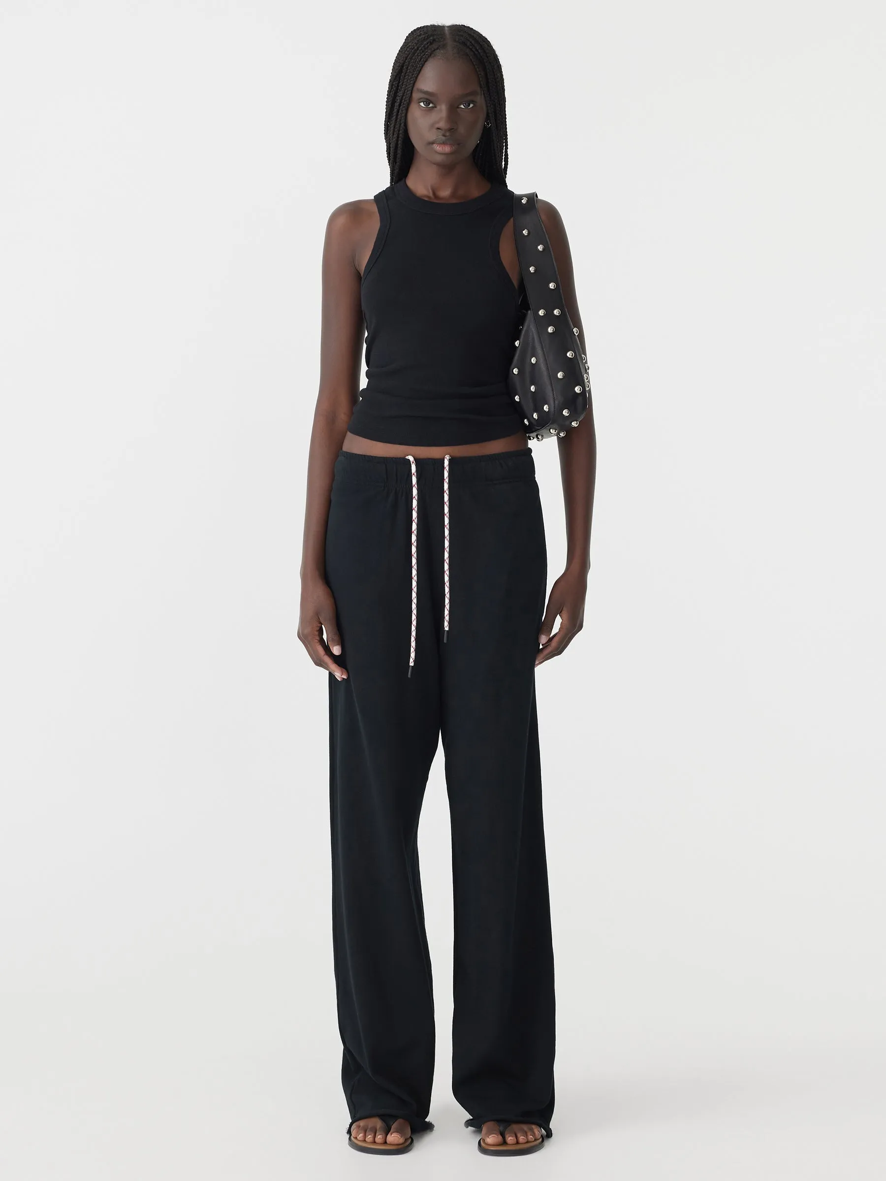 Wide Leg French Terry Pant sold by Bassike