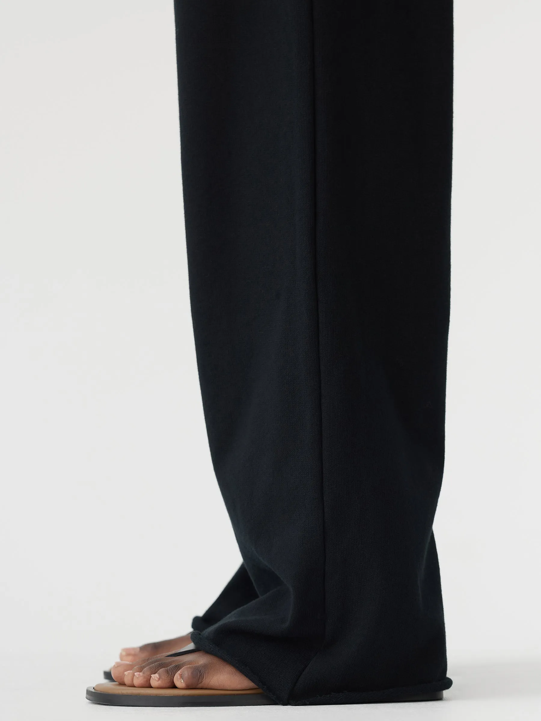Wide Leg French Terry Pant sold by Bassike product image thumbnail 4