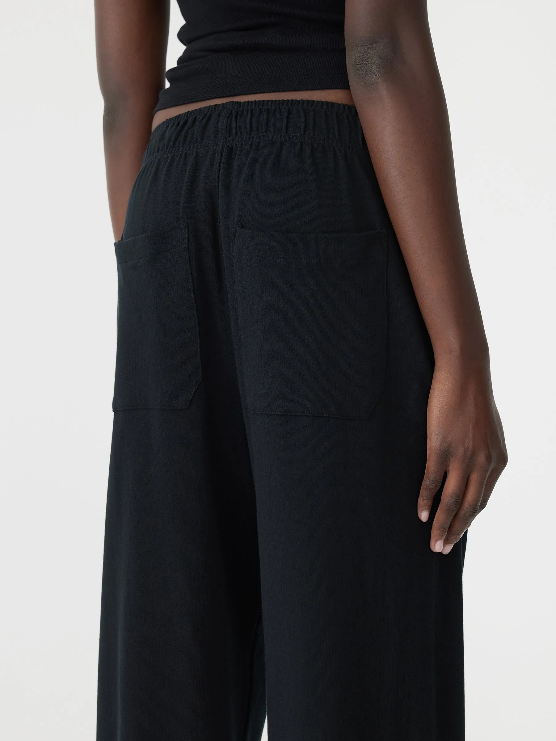 Wide Leg French Terry Pant sold by Bassike product image thumbnail 5