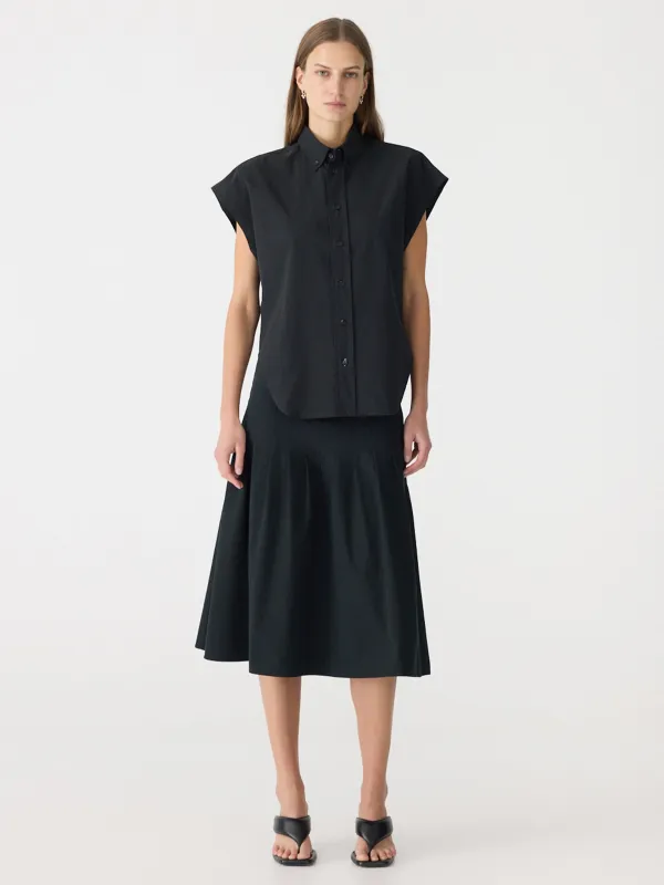 Crushed Cotton Summer Shirt sold by Bassike