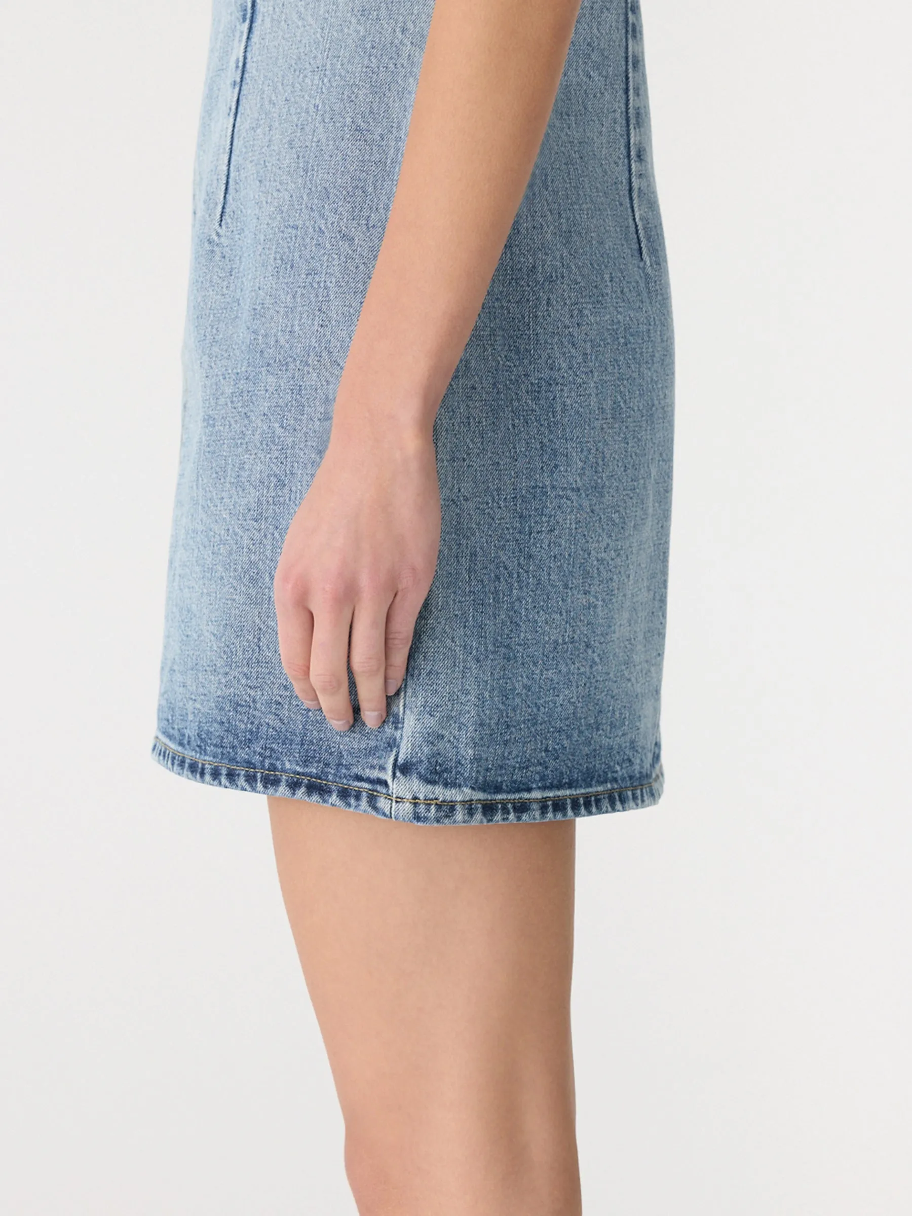 Off The Shoulder Denim Dress sold by Bassike product image thumbnail 4