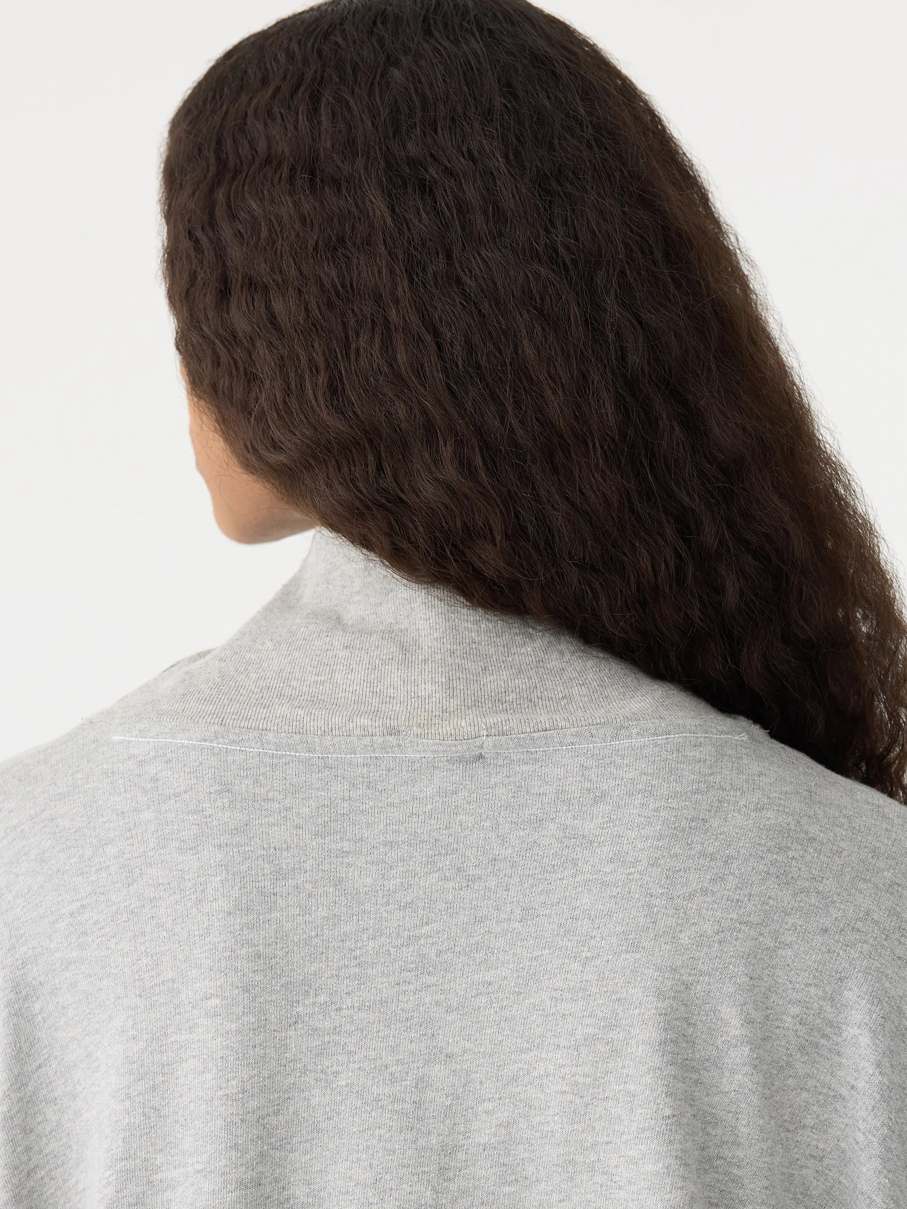 Drapey Terry Raw Edge Sweat sold by Bassike product image thumbnail 5