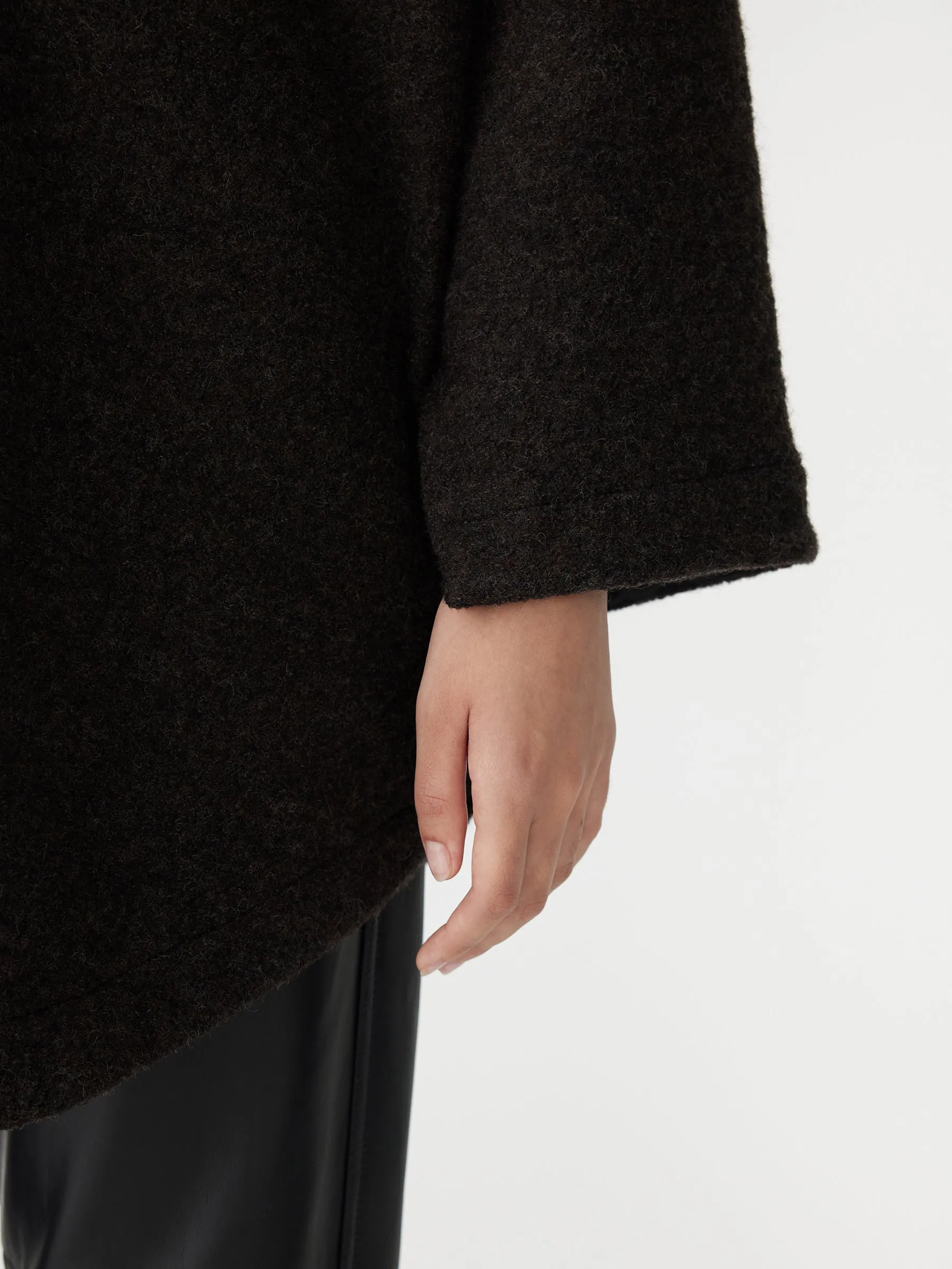 oversized woollen shirt sold by Bassike product image thumbnail 5