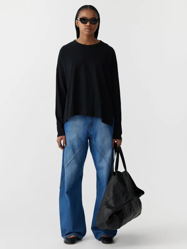 Boxy Heritage Long Sleeve T.Shirt sold by Bassike