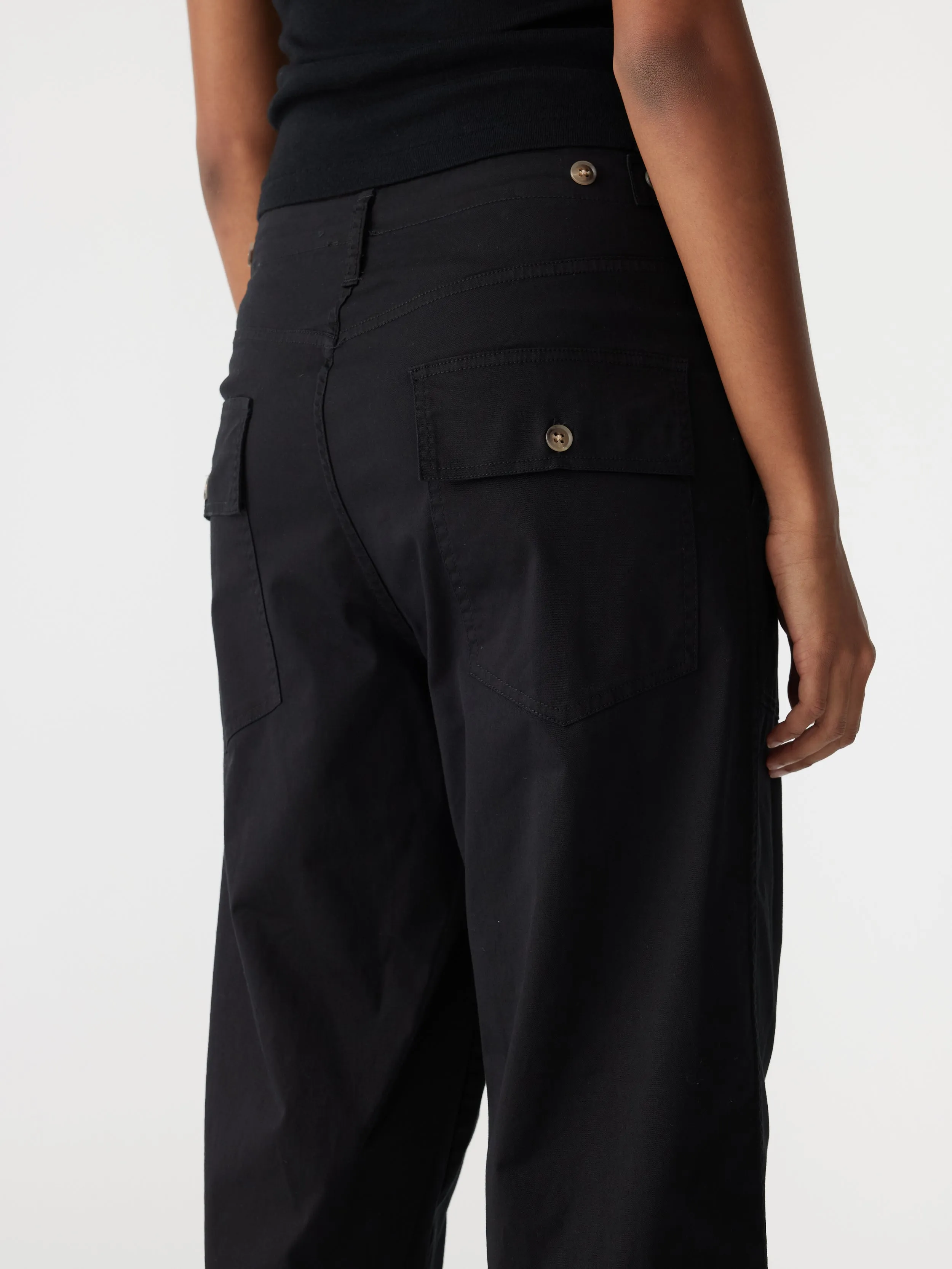 Stretch Cotton Relaxed Pant sold by Bassike product image thumbnail 4