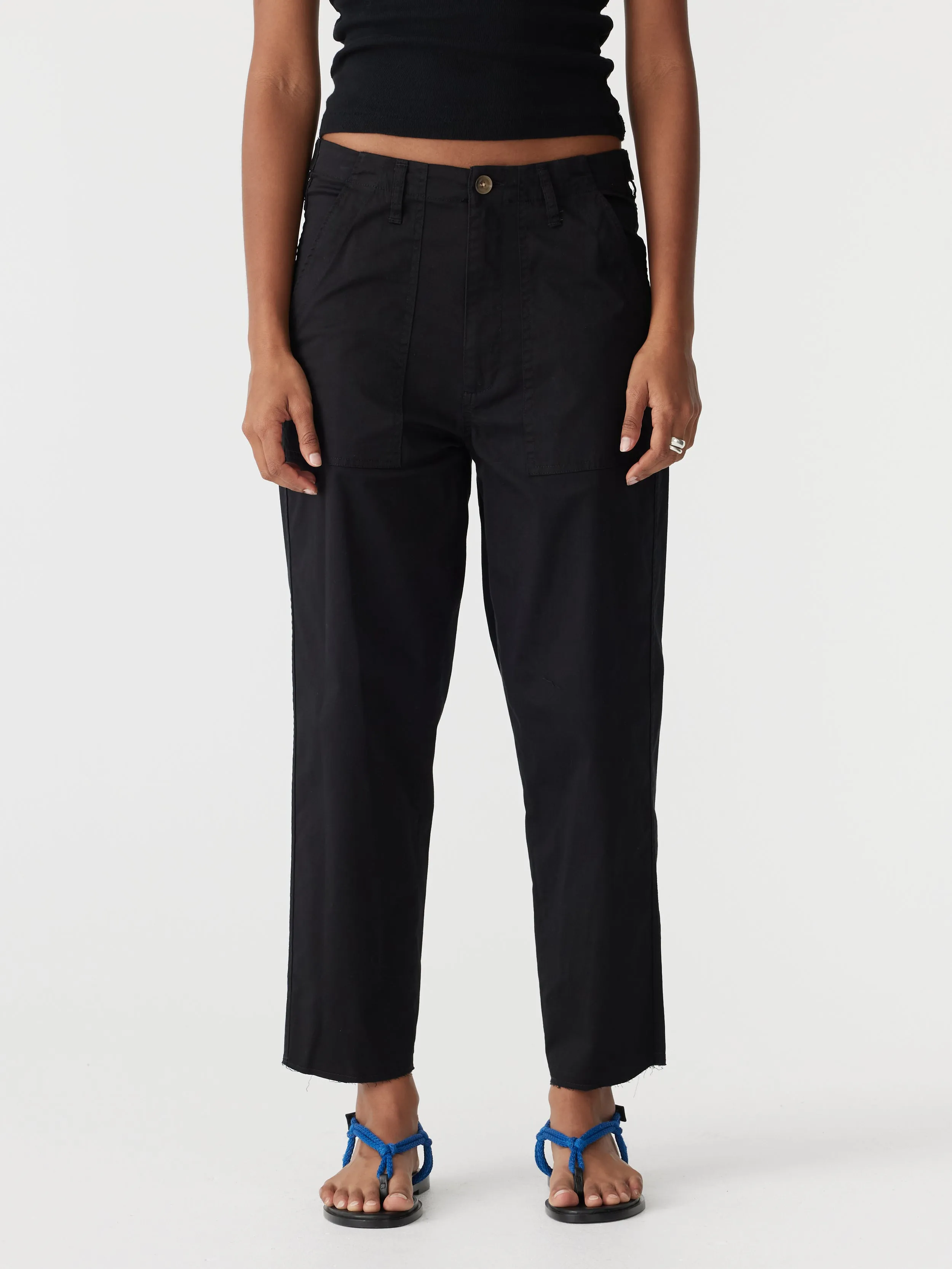 Stretch Cotton Relaxed Pant sold by Bassike product image thumbnail 2