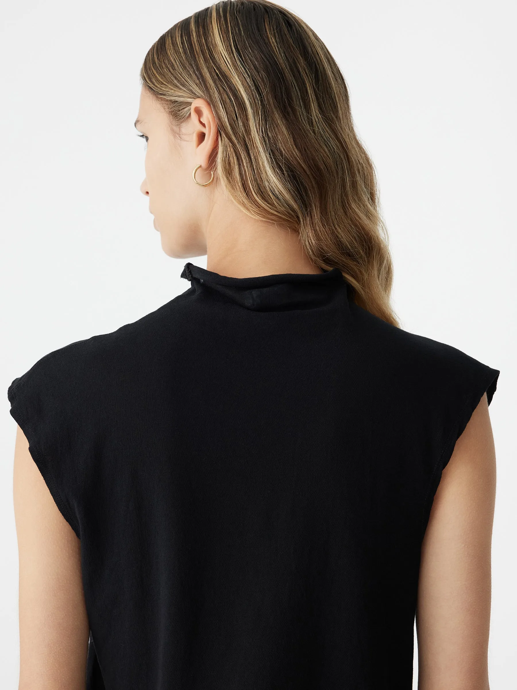 Asymmetric Raised Neck Tank sold by Bassike product image thumbnail 5