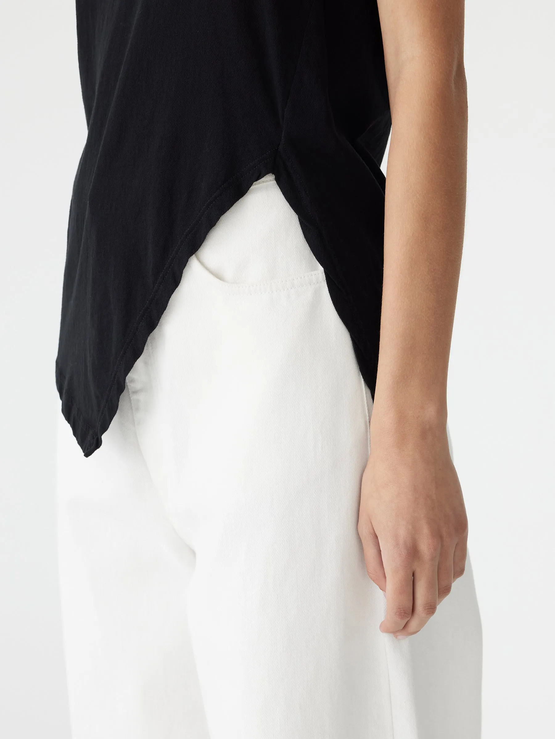 Asymmetric Raised Neck Tank sold by Bassike product image thumbnail 4