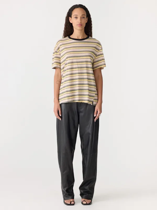 Vintage Stripe Boyfriend T-Shirt sold by Bassike