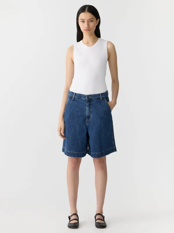 Denim Bermuda Short sold by Bassike