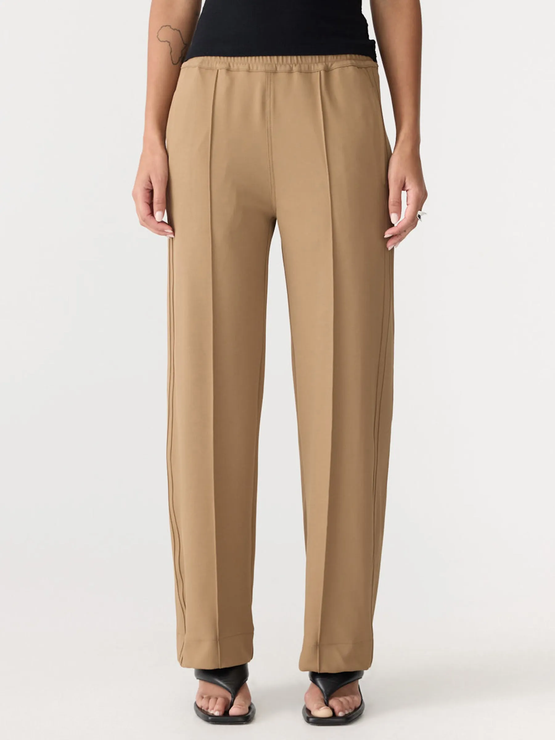 Twill Pinstitch Detail Pant sold by Bassike product image thumbnail 2