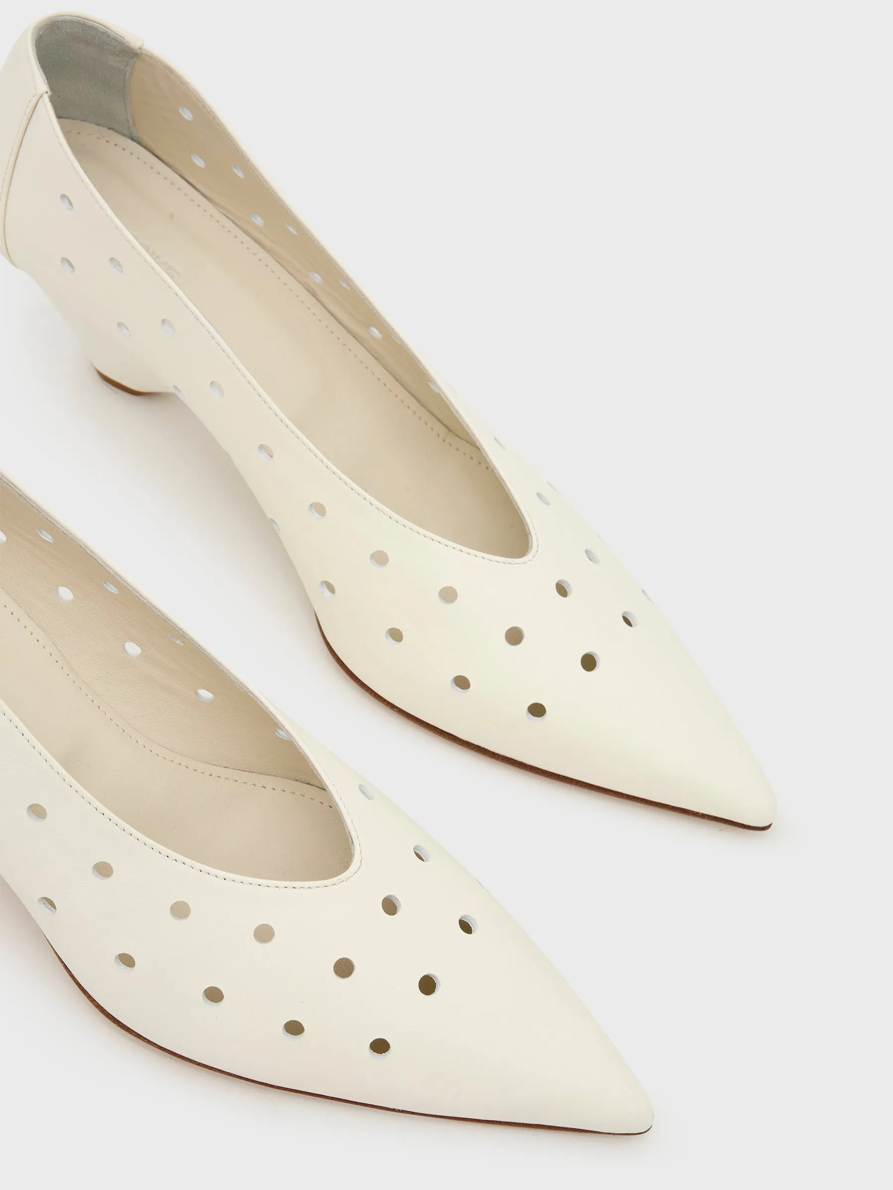 Perforated Point Toe Pump sold by Bassike product image thumbnail 3