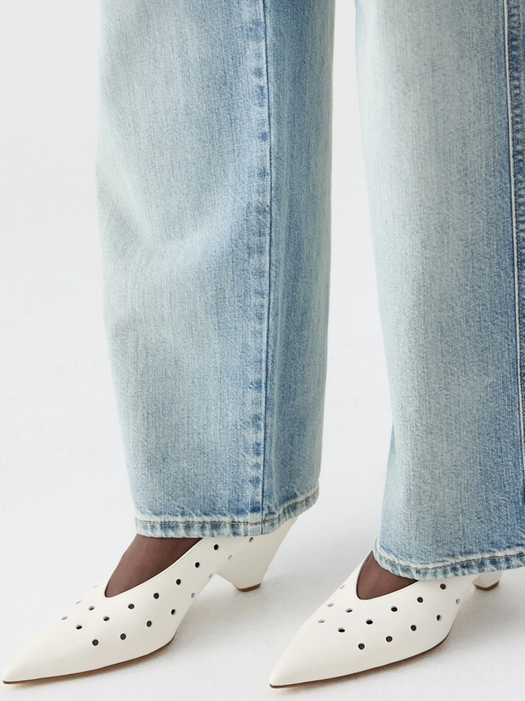 Perforated Point Toe Pump sold by Bassike product image thumbnail 4