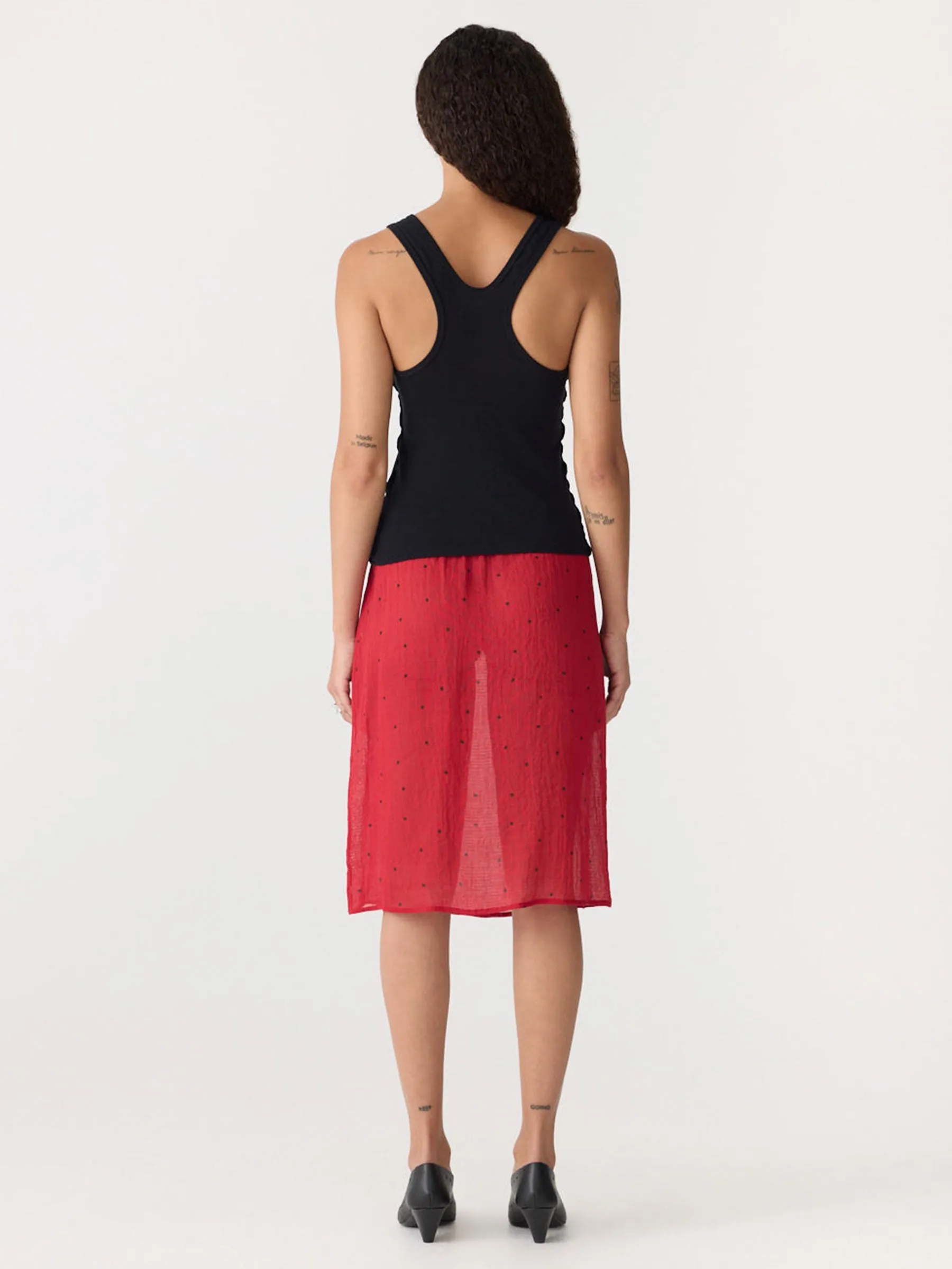 Racer Back Rib Tank sold by Bassike product image thumbnail 5