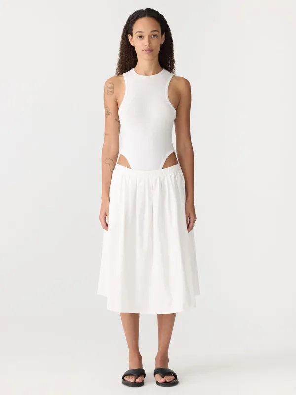 Rib Tank Bodysuit sold by Bassike