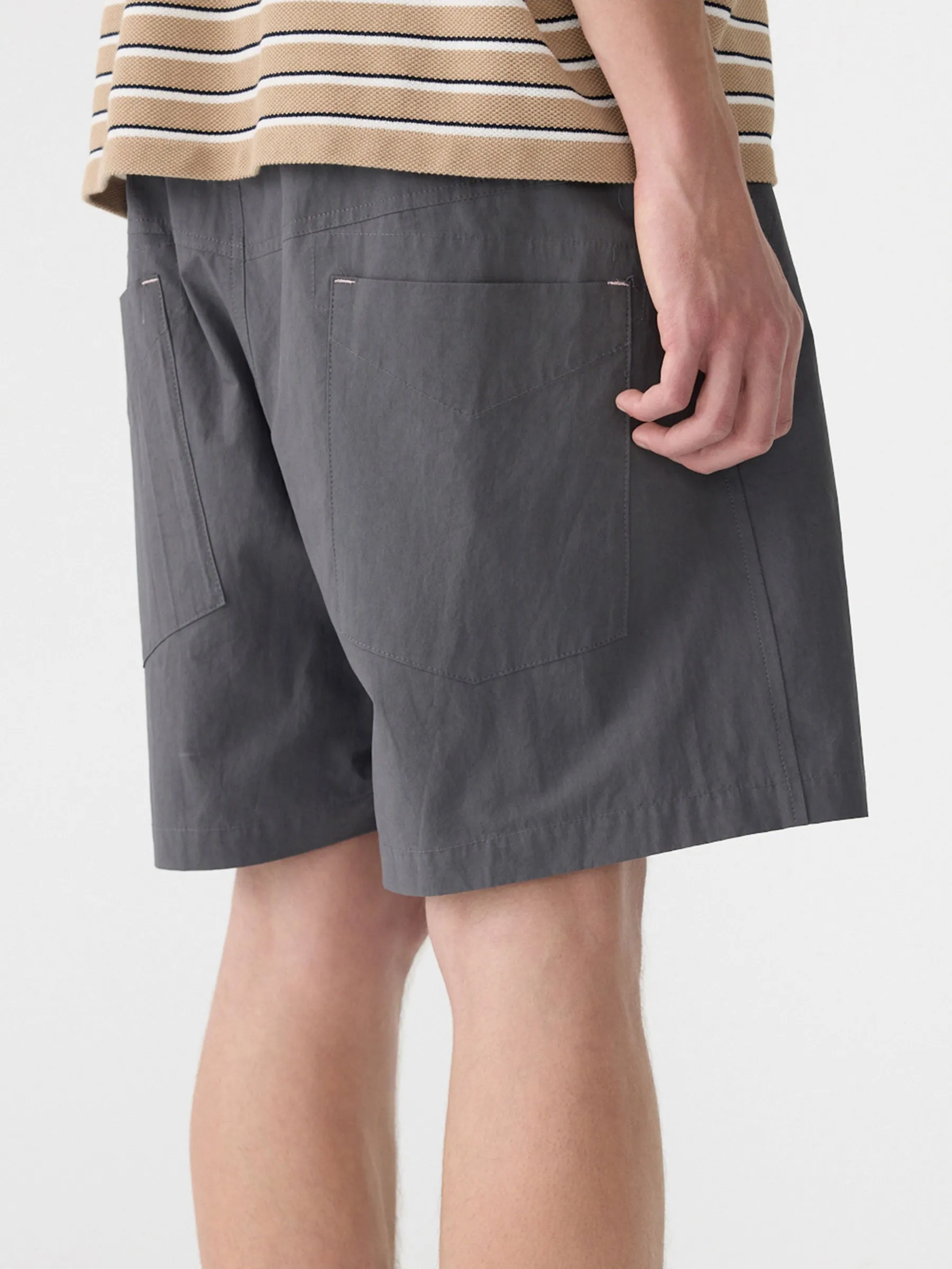 Crushed Cotton Pull On Short sold by Bassike product image thumbnail 4