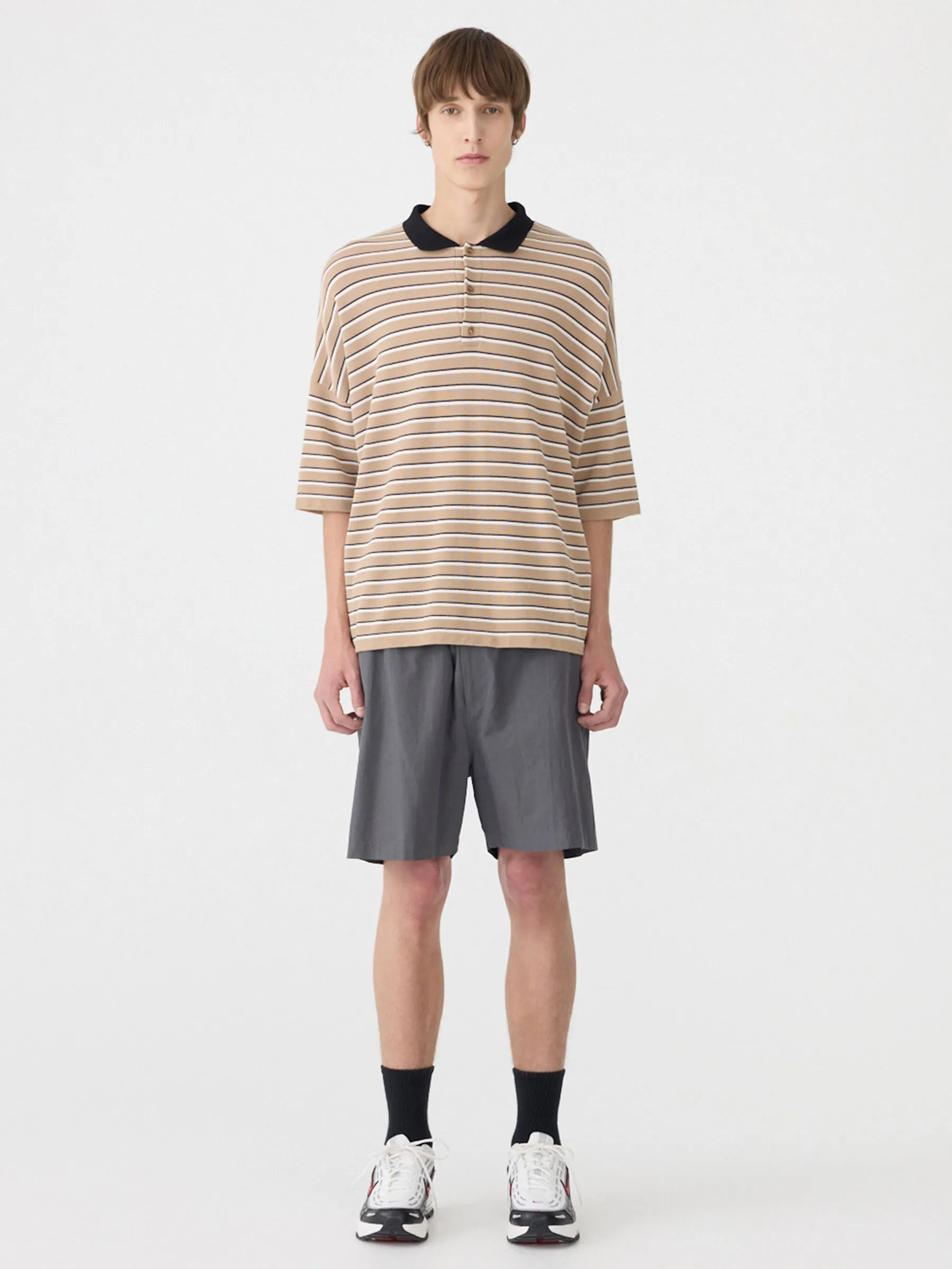 Crushed Cotton Pull On Short sold by Bassike