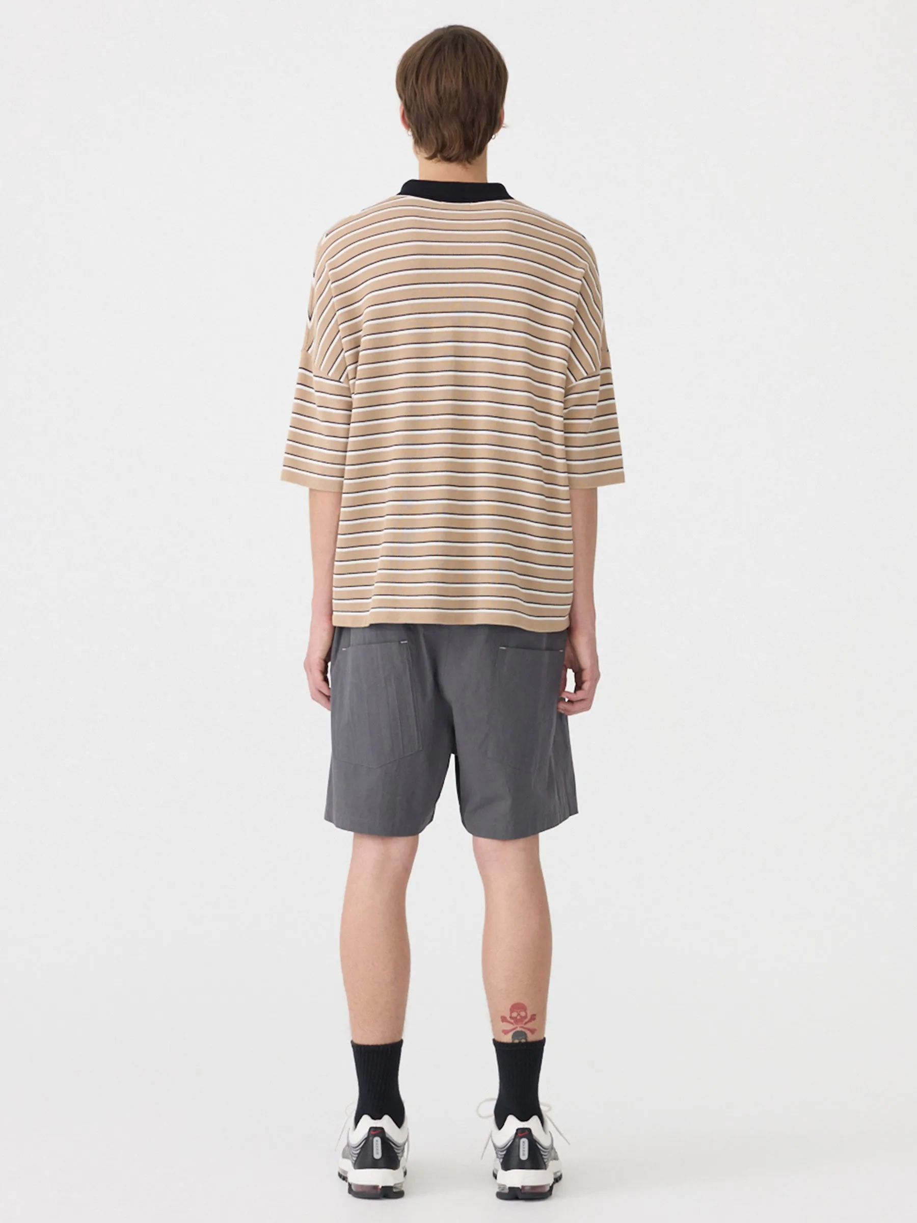 Crushed Cotton Pull On Short sold by Bassike product image thumbnail 5