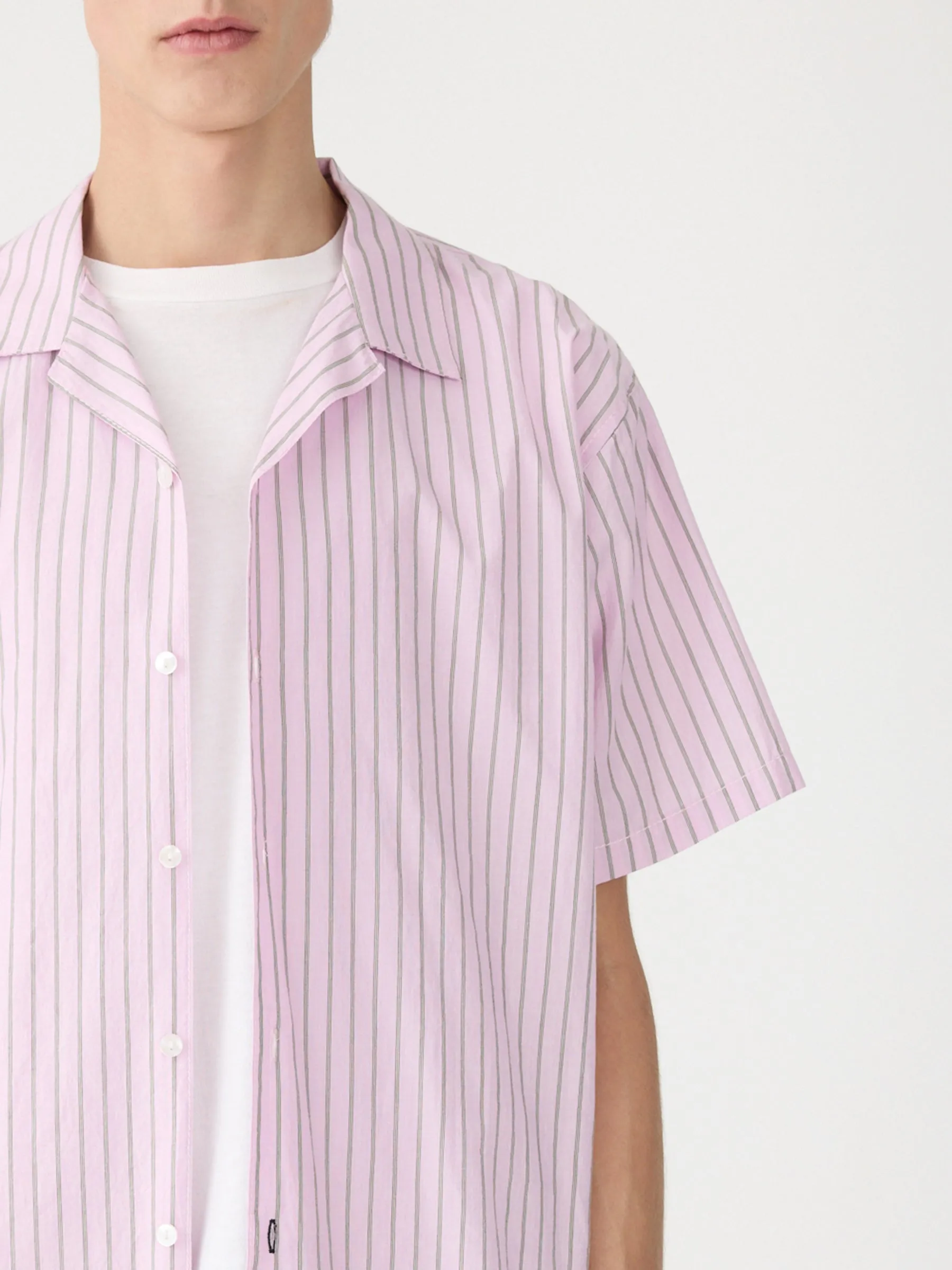 Stripe Vacation Shirt sold by Bassike product image thumbnail 3