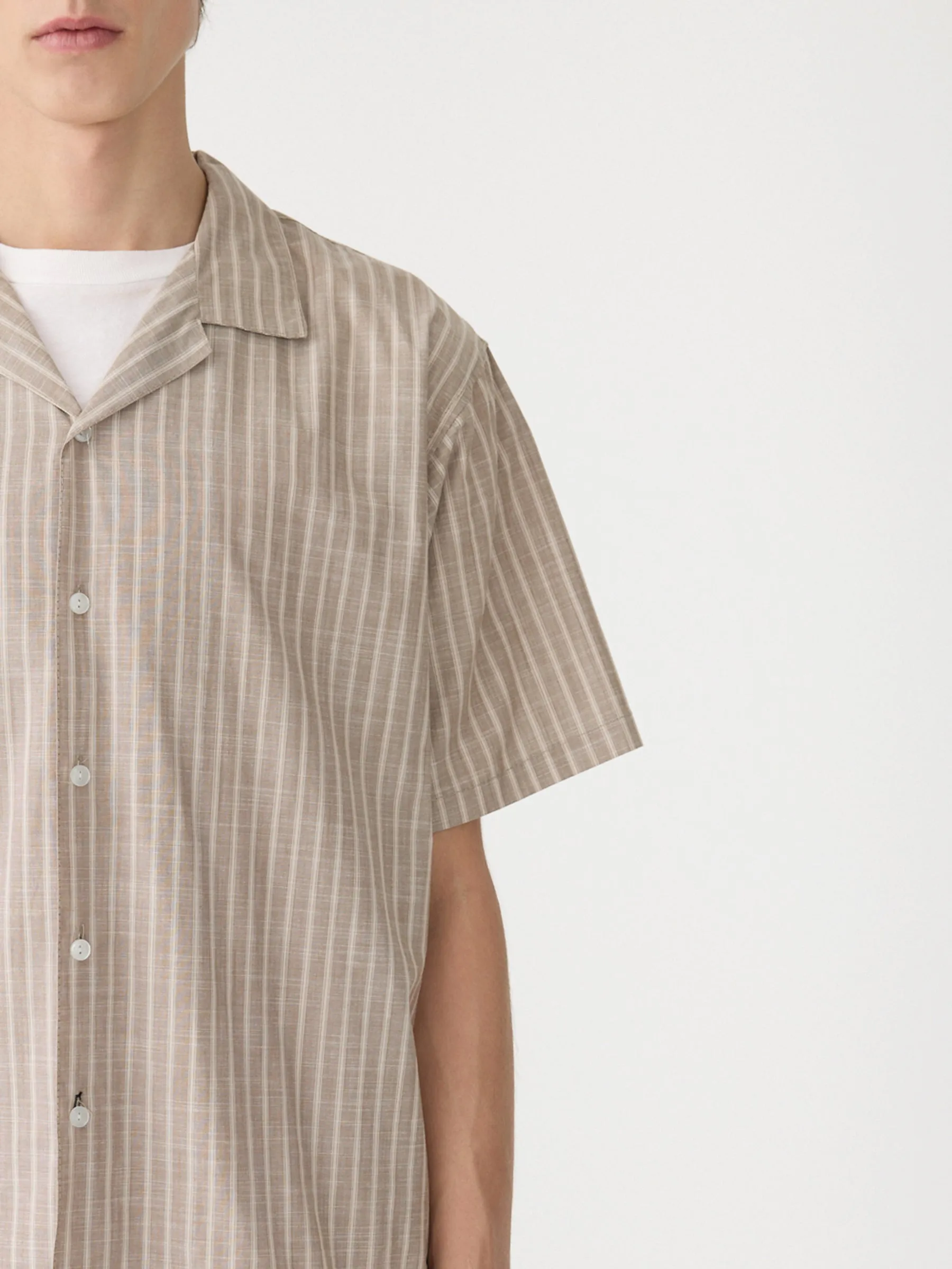 Slub Cotton Vacation Shirt sold by Bassike product image thumbnail 3