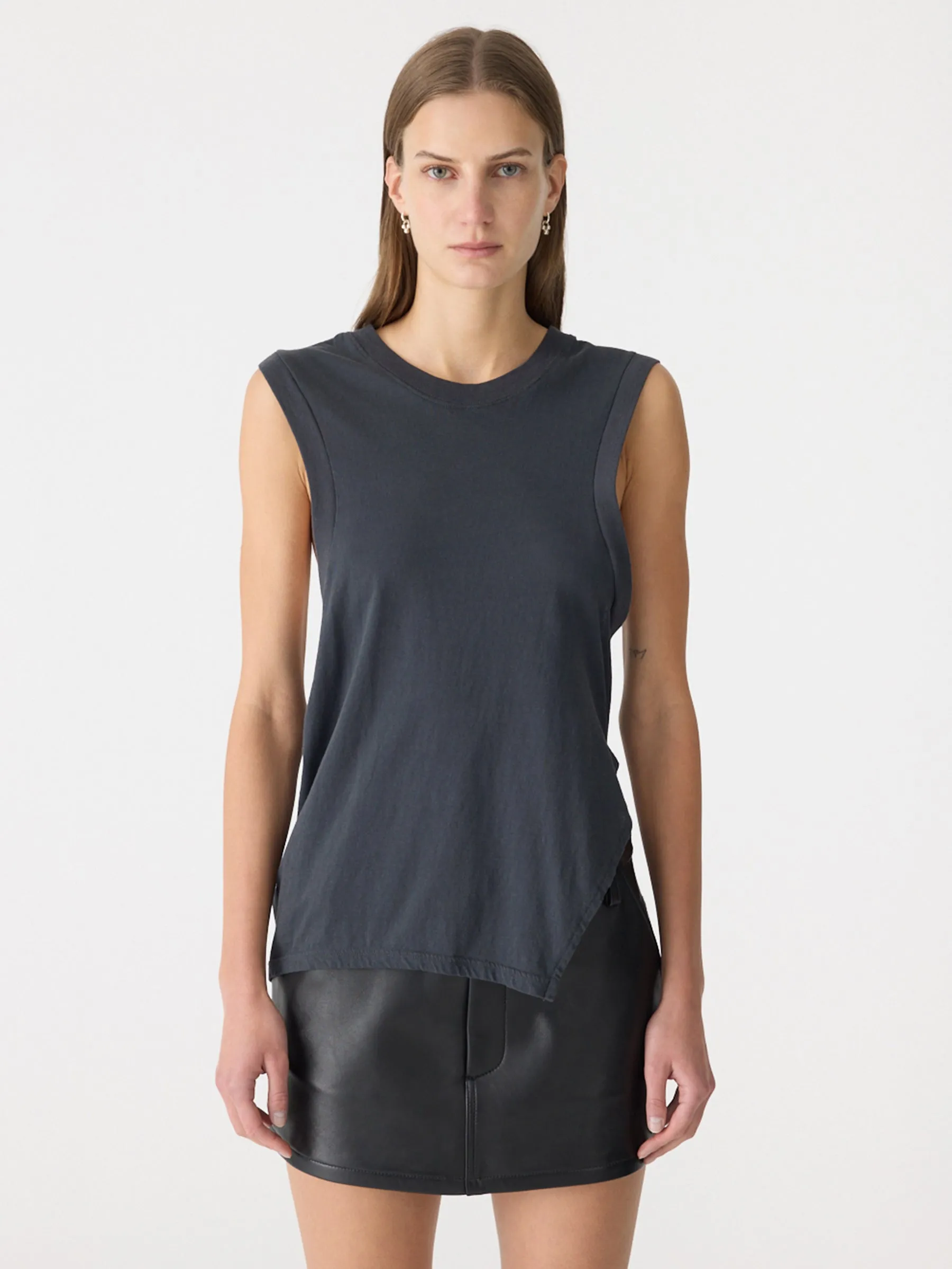 Twist Detail Superfine Tank sold by Bassike product image thumbnail 2