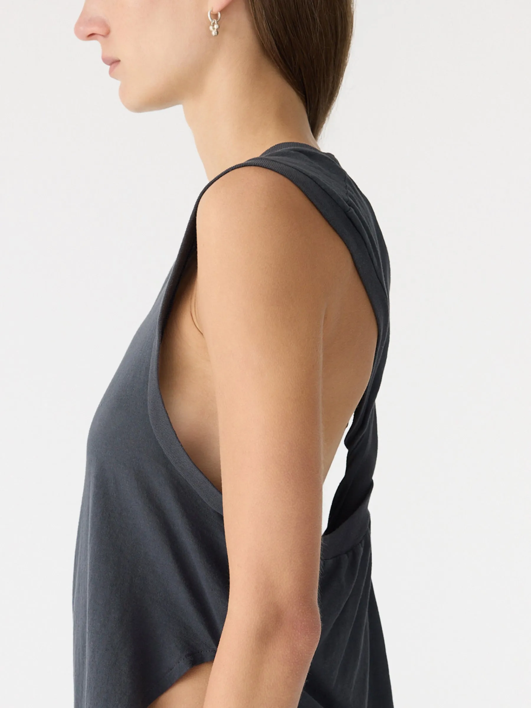 Twist Detail Superfine Tank sold by Bassike product image thumbnail 3