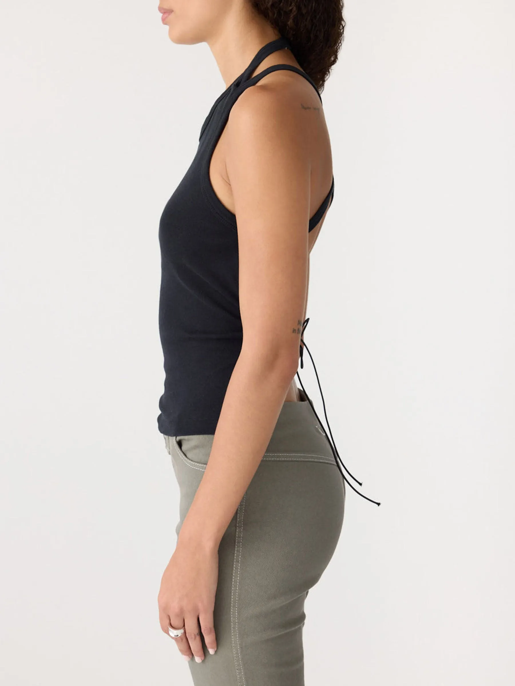 Cross Back Tie Backless Tank sold by Bassike product image thumbnail 4