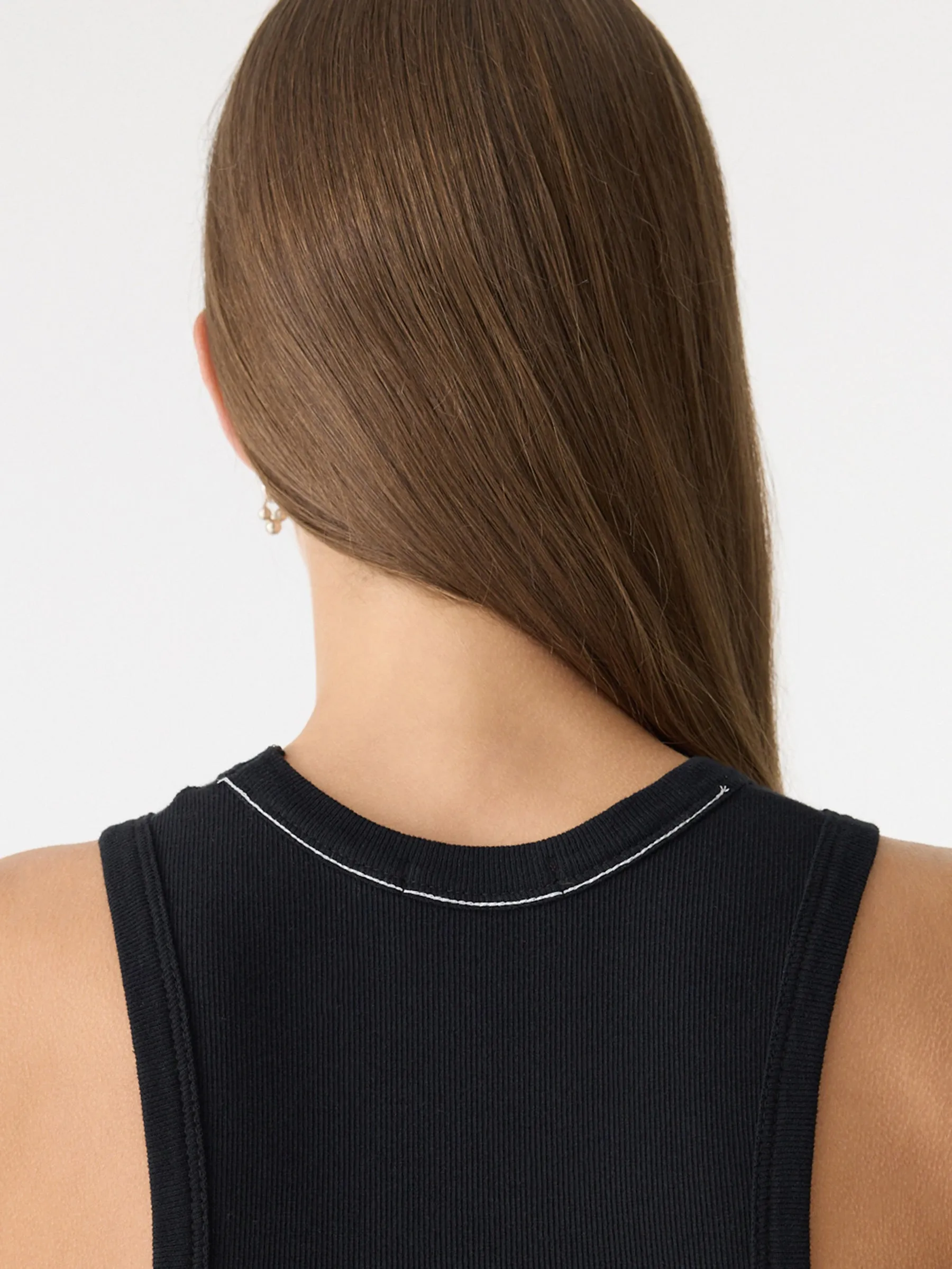 Rib Tank Bubble Dress sold by Bassike product image thumbnail 4